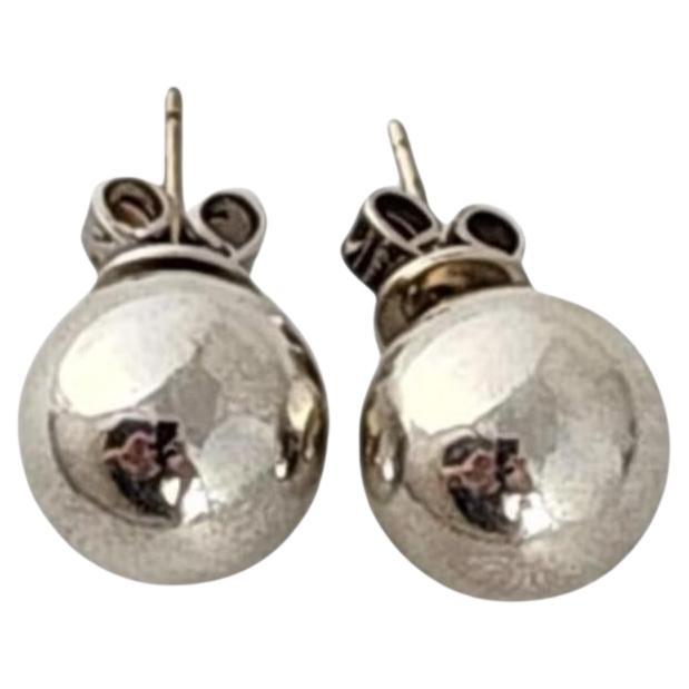 Tiffany
Co Sterling Silver Ball Earrings 10mm #23950