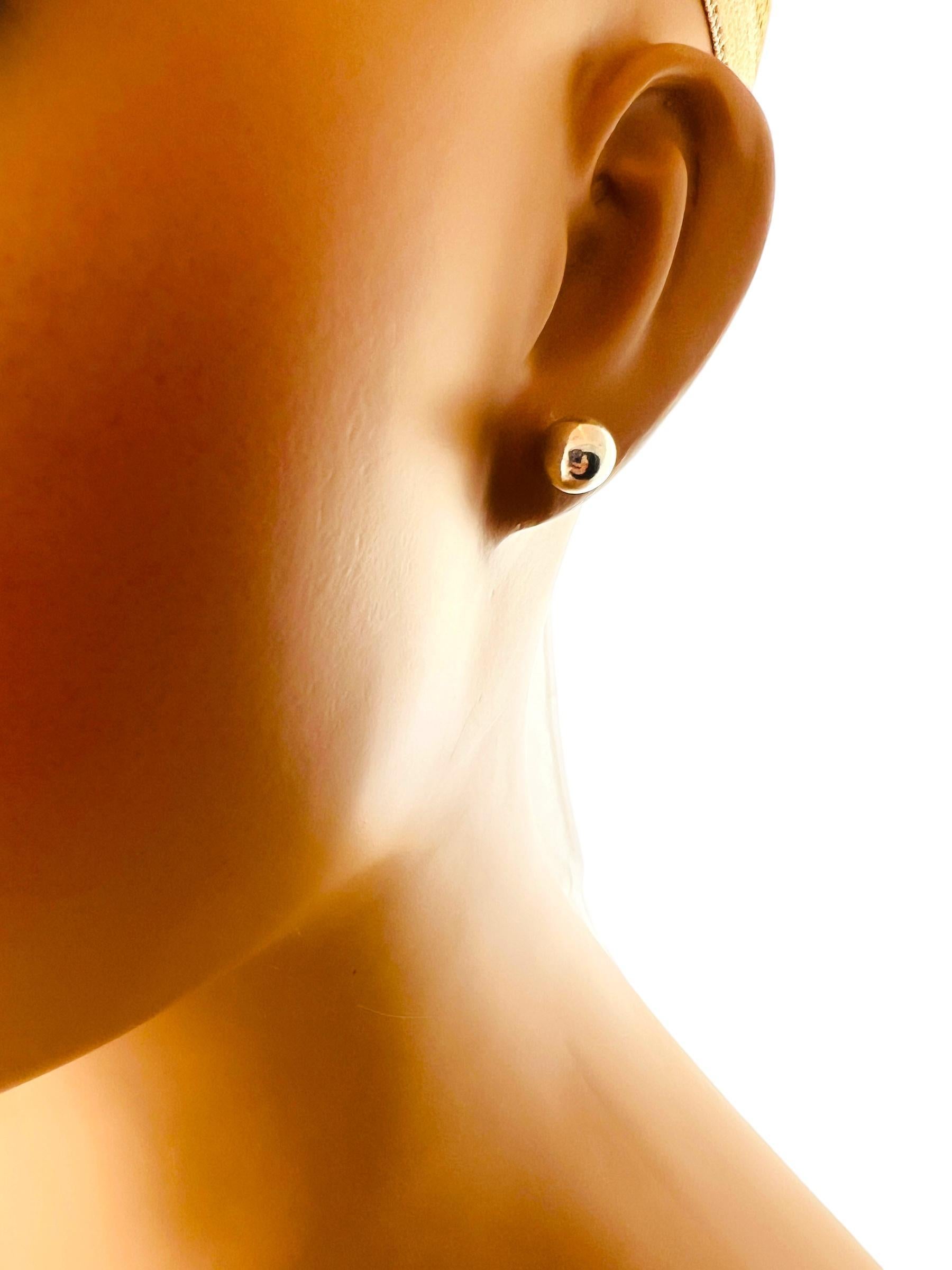 tiffany ball earrings