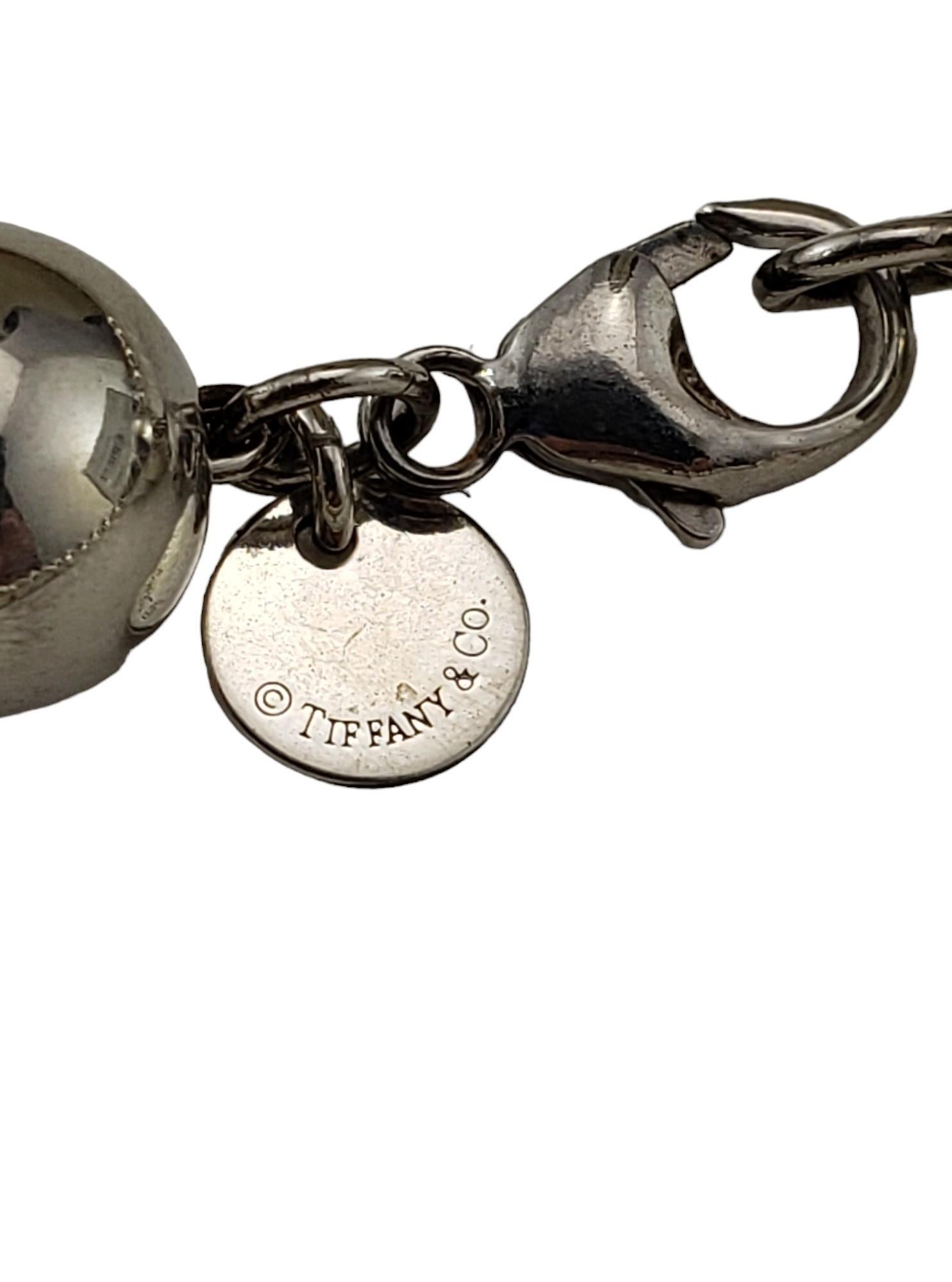 Tiffany & Co. Collier boule en argent sterling n° 17161 en vente 2
