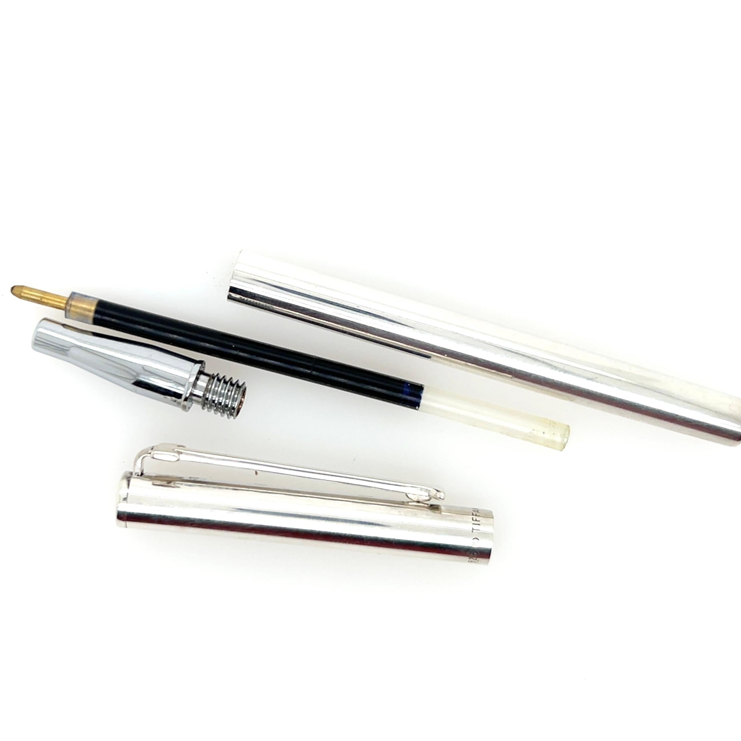 Tiffany & Co. Penna a sfera in argento Sterling Silver in vendita 5