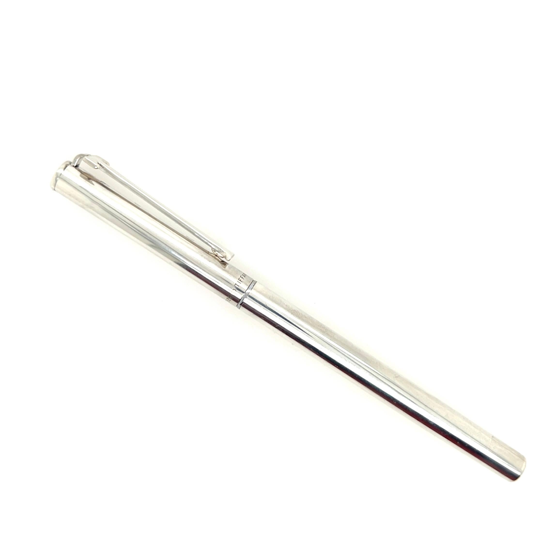 Tiffany & Co. Penna a sfera in argento Sterling Silver In condizioni buone in vendita a Towson, MD