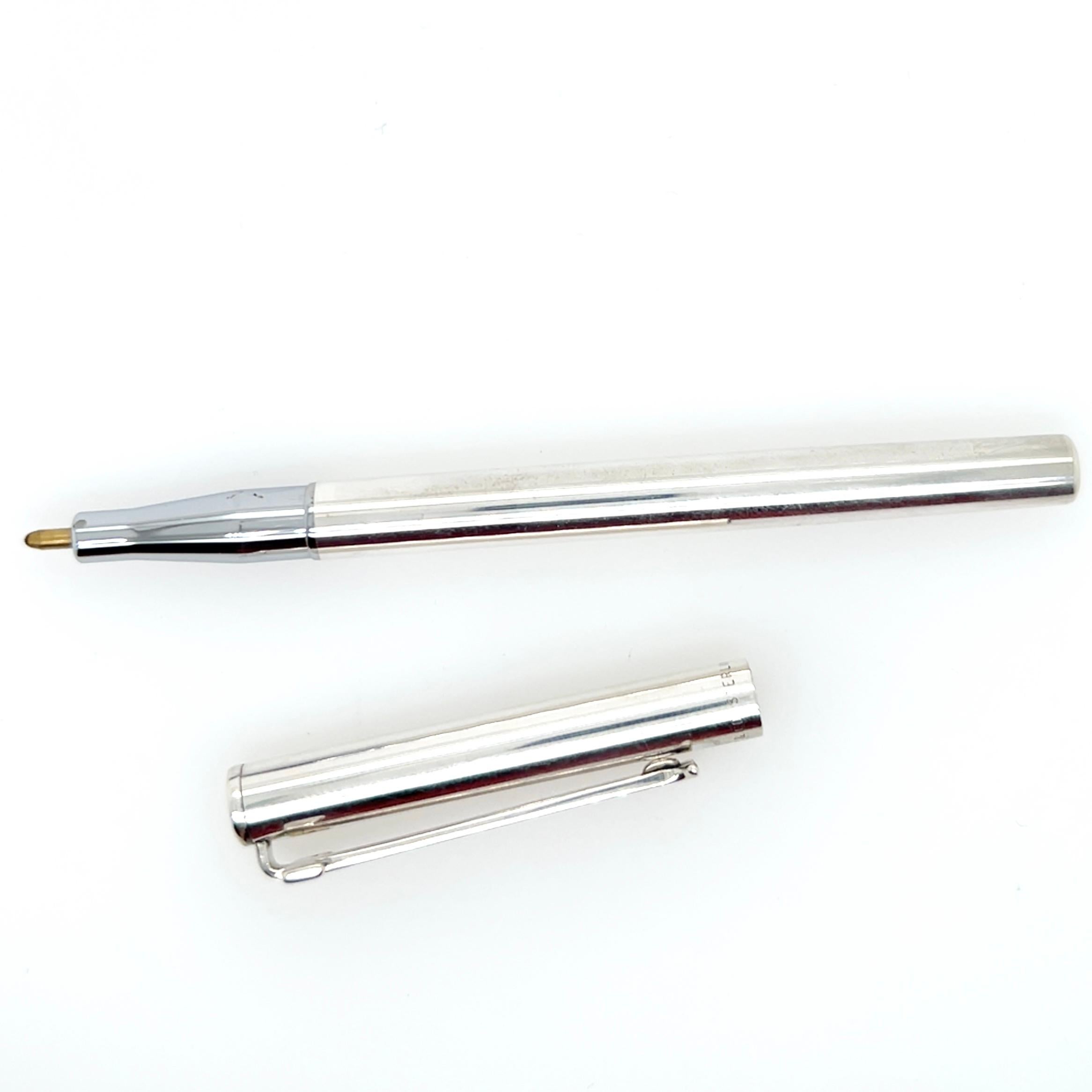 Tiffany & Co. Penna a sfera in argento Sterling Silver in vendita 4