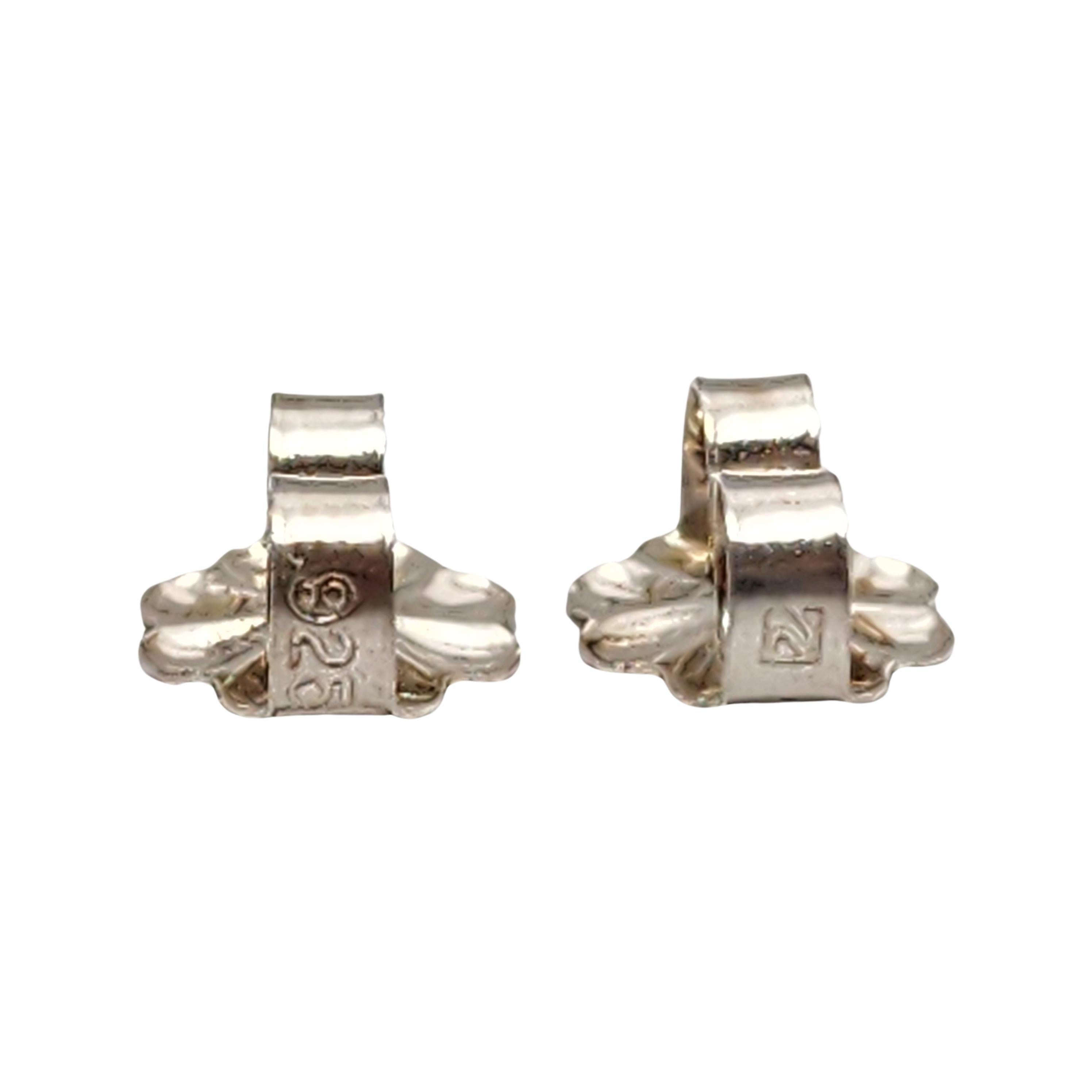 Clous d'oreilles boule en argent sterling Tiffany & Co n° 16406 en vente 3