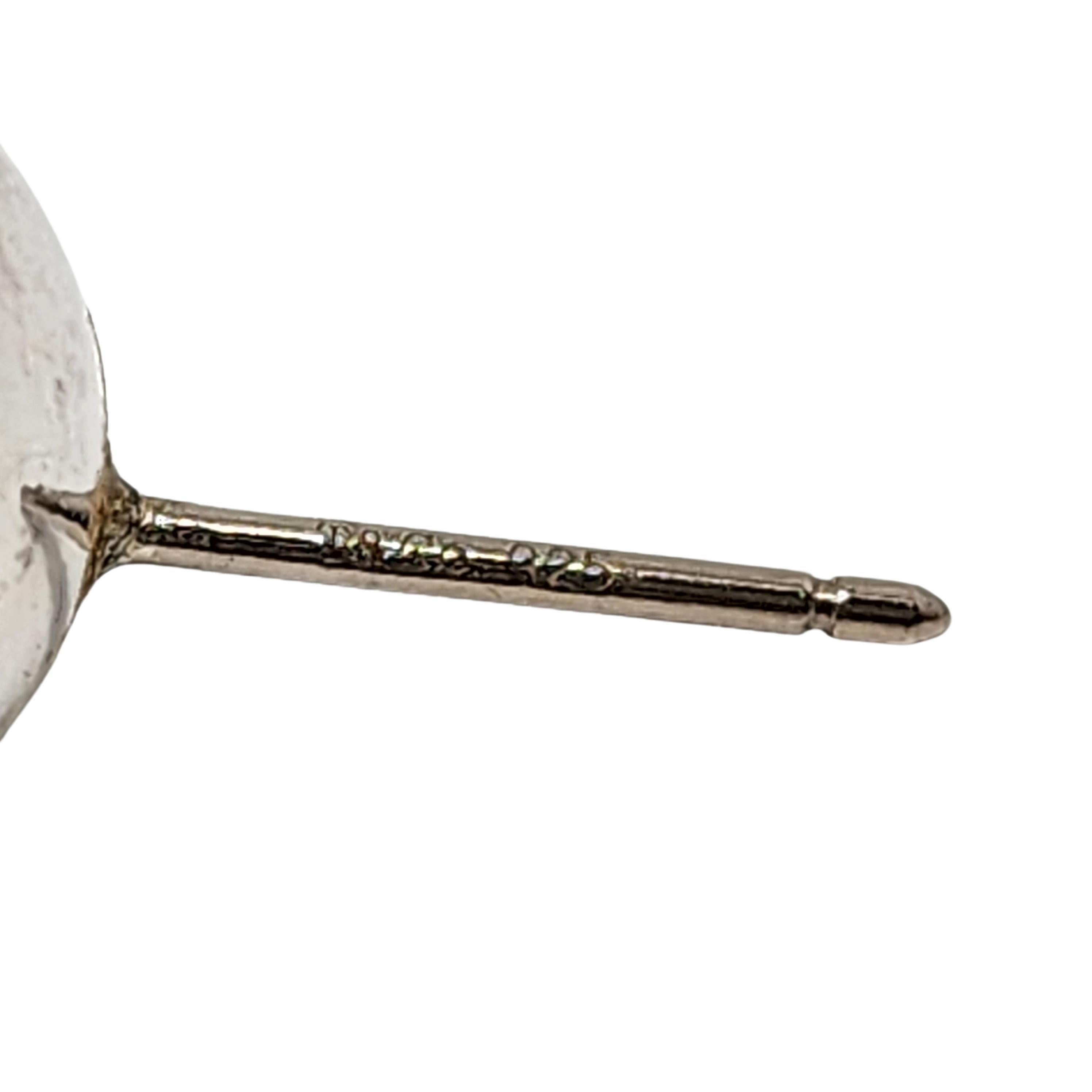 Clous d'oreilles boule en argent sterling Tiffany & Co n° 16406 en vente 4