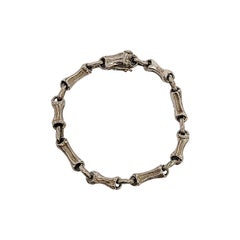 Tiffany & Co. Sterling Silver Bamboo Link Bracelet