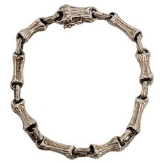 Tiffany & Co. Sterling Silver Bamboo Link Bracelet