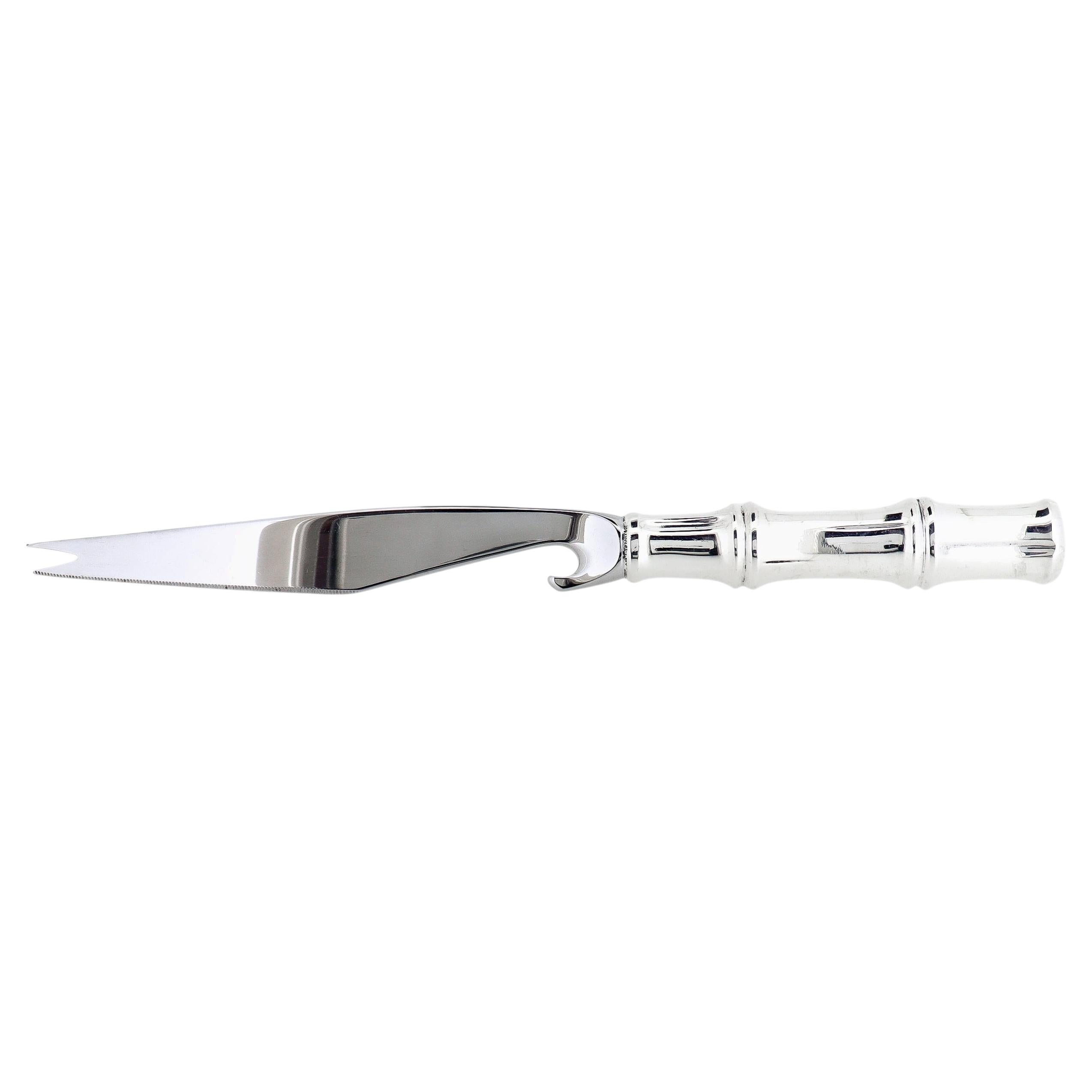 Tiffany & Co. Sterling Silver 'Bamboo' Pattern Bar Knife