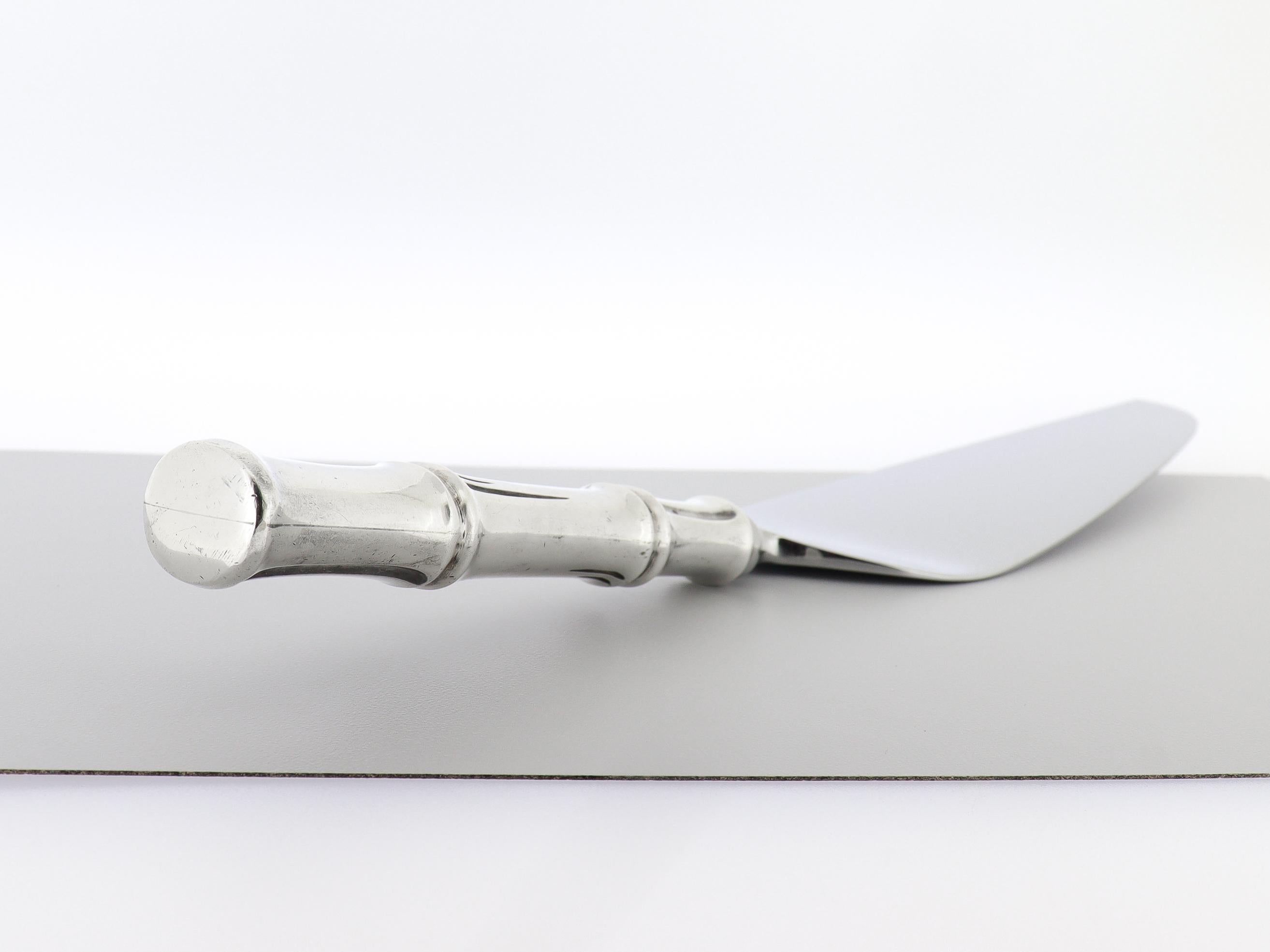 Tiffany & Co. Sterling Silver 'Bamboo' Pattern Pie or Cake Server For Sale 5