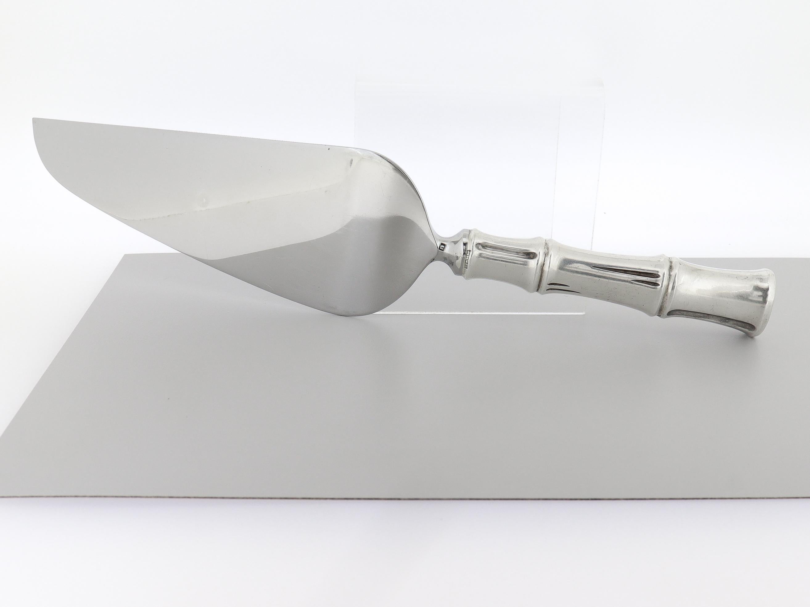 Tiffany & Co. Sterling Silver 'Bamboo' Pattern Pie or Cake Server For Sale 6
