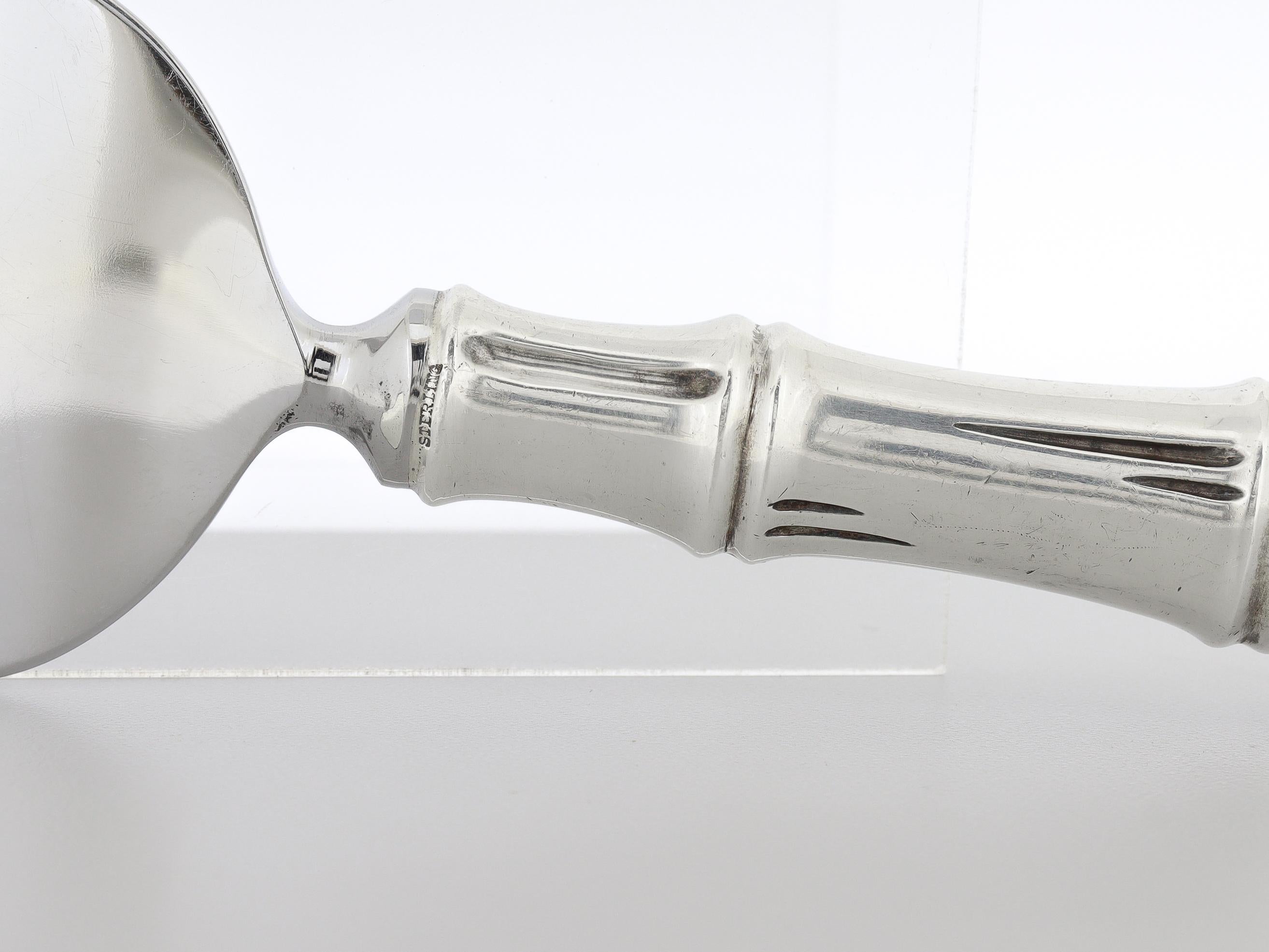 Tiffany & Co. Sterling Silver 'Bamboo' Pattern Pie or Cake Server For Sale 7