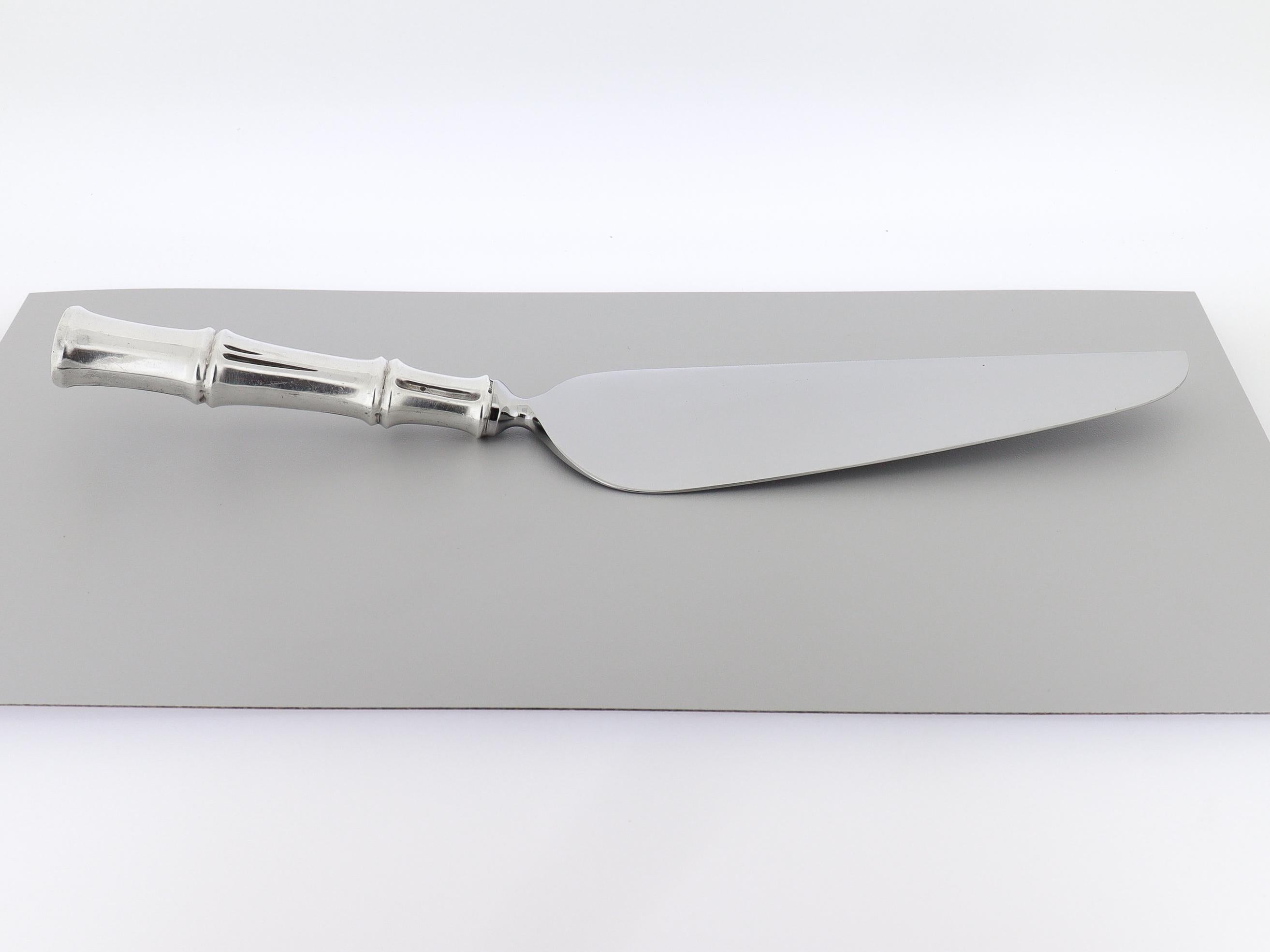 Tiffany & Co. Sterling Silver 'Bamboo' Pattern Pie or Cake Server For Sale 2