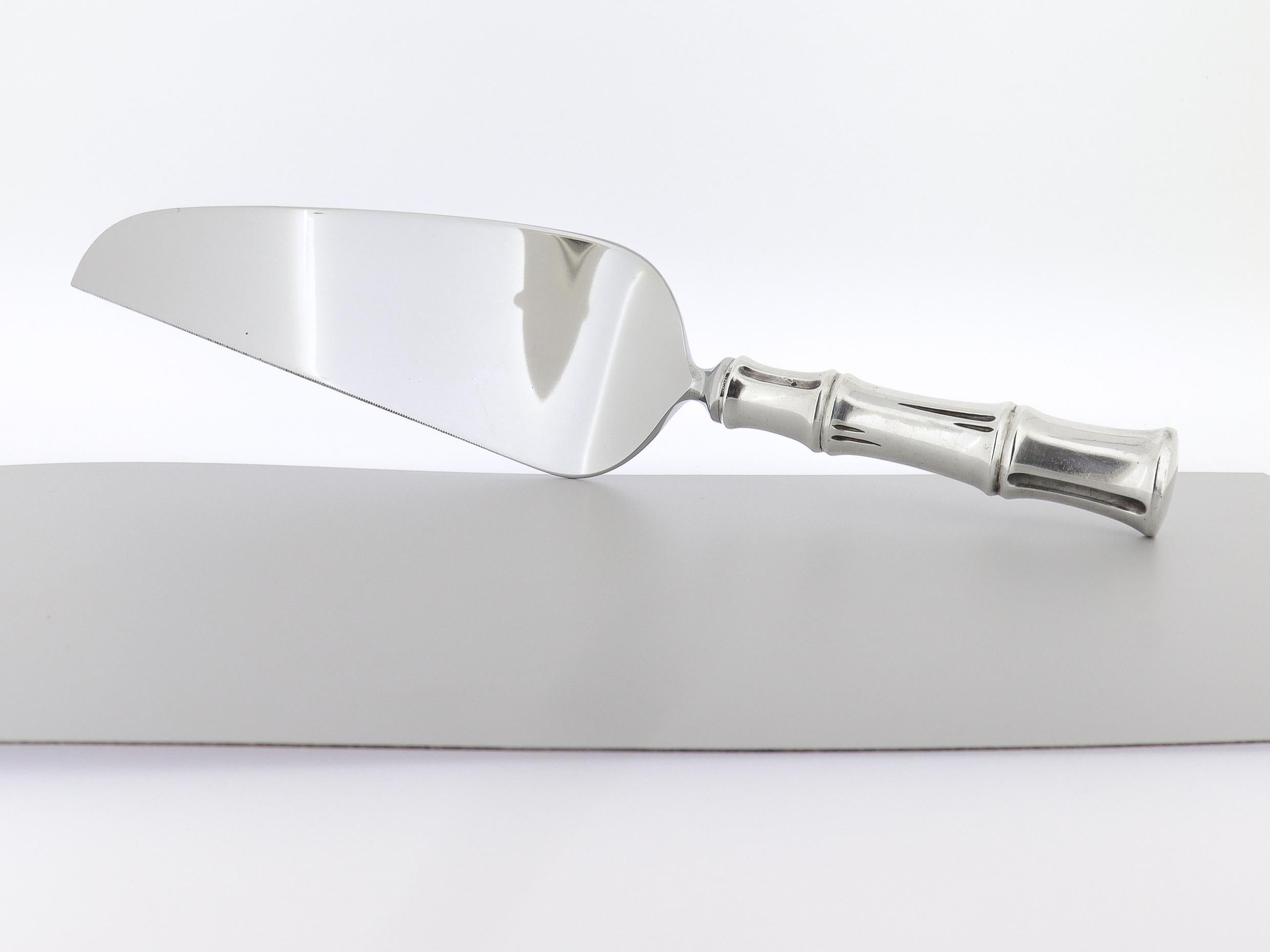 Tiffany & Co. Sterling Silver 'Bamboo' Pattern Pie or Cake Server For Sale 3