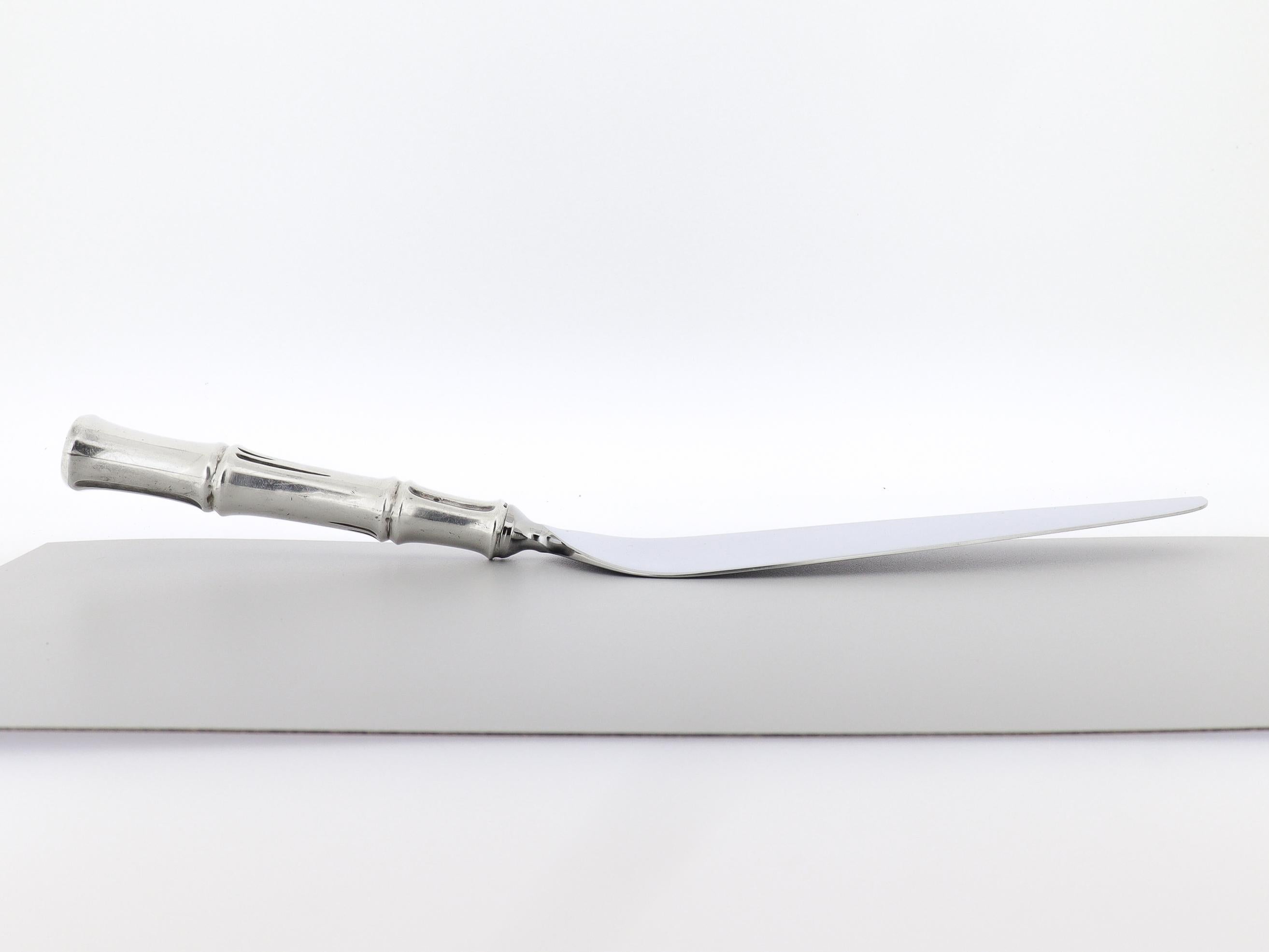Tiffany & Co. Sterling Silver 'Bamboo' Pattern Pie or Cake Server For Sale 4