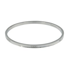 Tiffany & Co. Sterling Silver Bangle Bracelet from the 1837 Collection