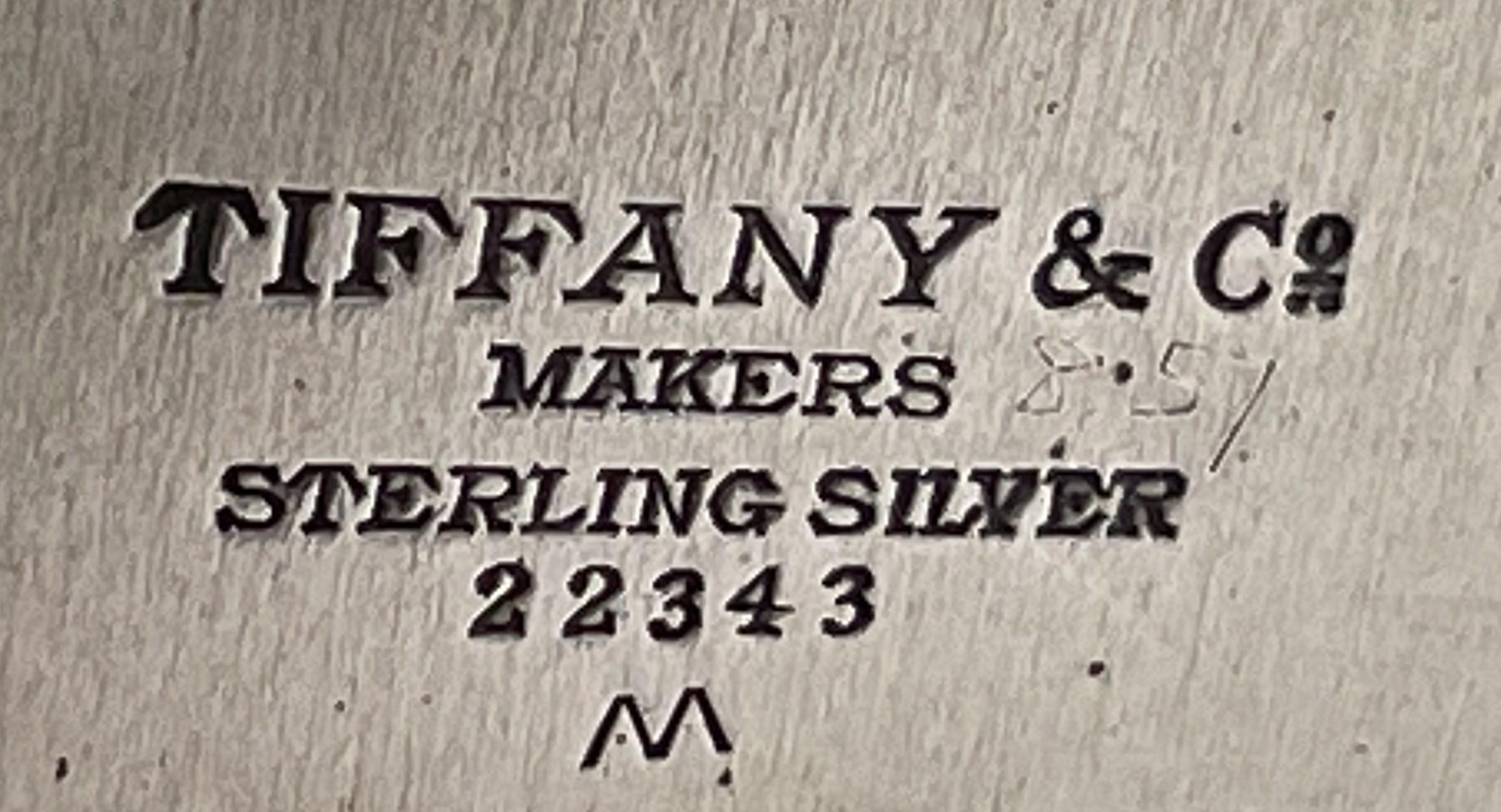 Tiffany & Co. Barkrug aus Sterlingsilber im modernen Stil der Mitte des Jahrhunderts (Silber) im Angebot