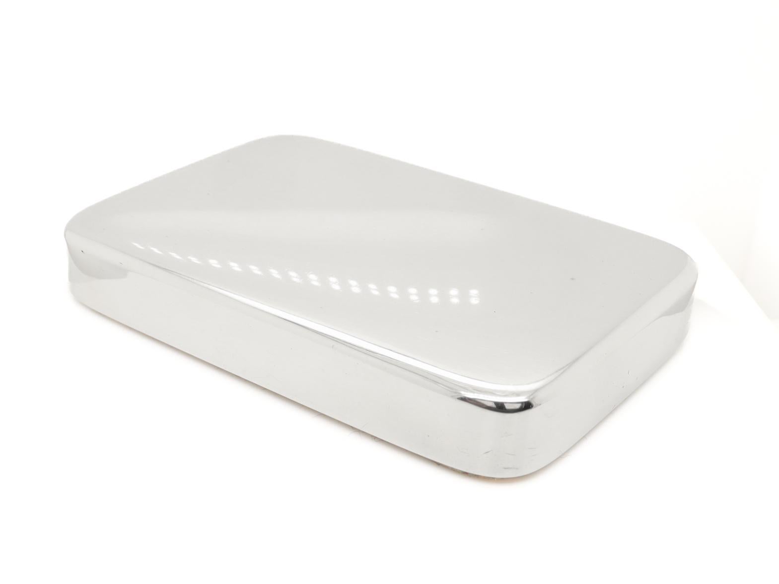 Argent Tiffany & Co. Presse-papiers rectangulaire pesant le bar en argent sterling en vente