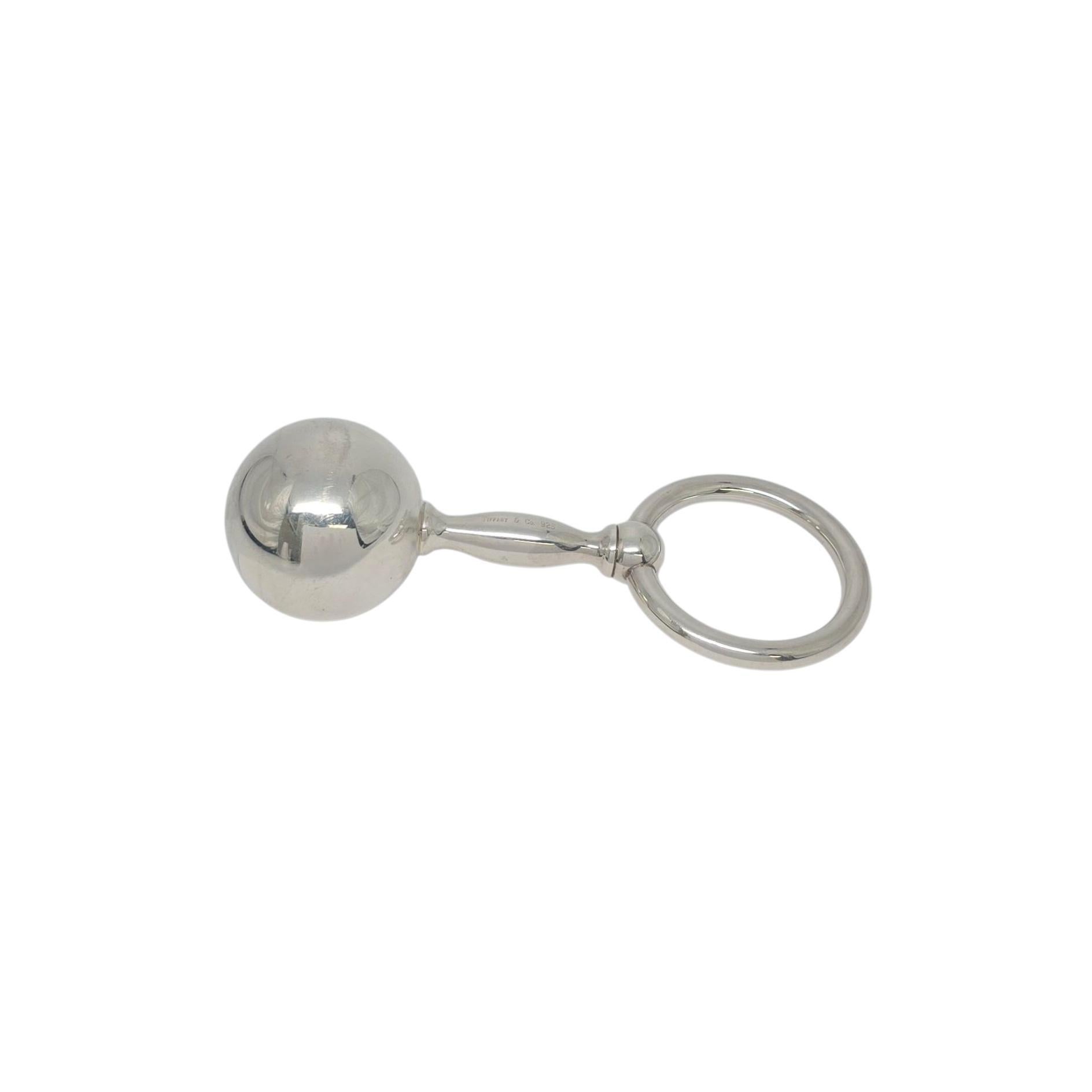da uomo o donna Tiffany & Co. anello a sonaglio in argento Sterling Barbell #22453 in vendita