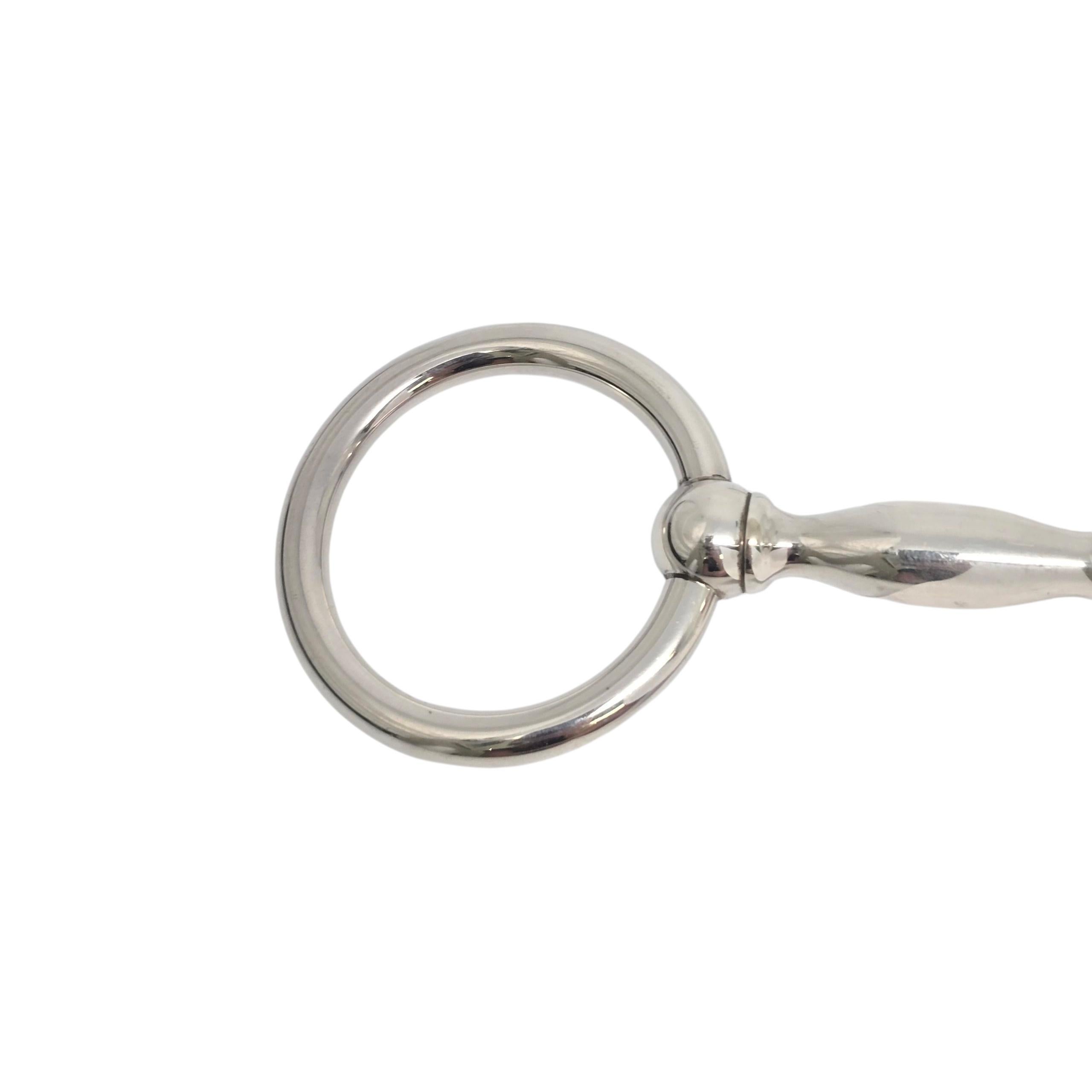 Tiffany & Co. anello a sonaglio in argento Sterling Barbell #22453 in vendita 2