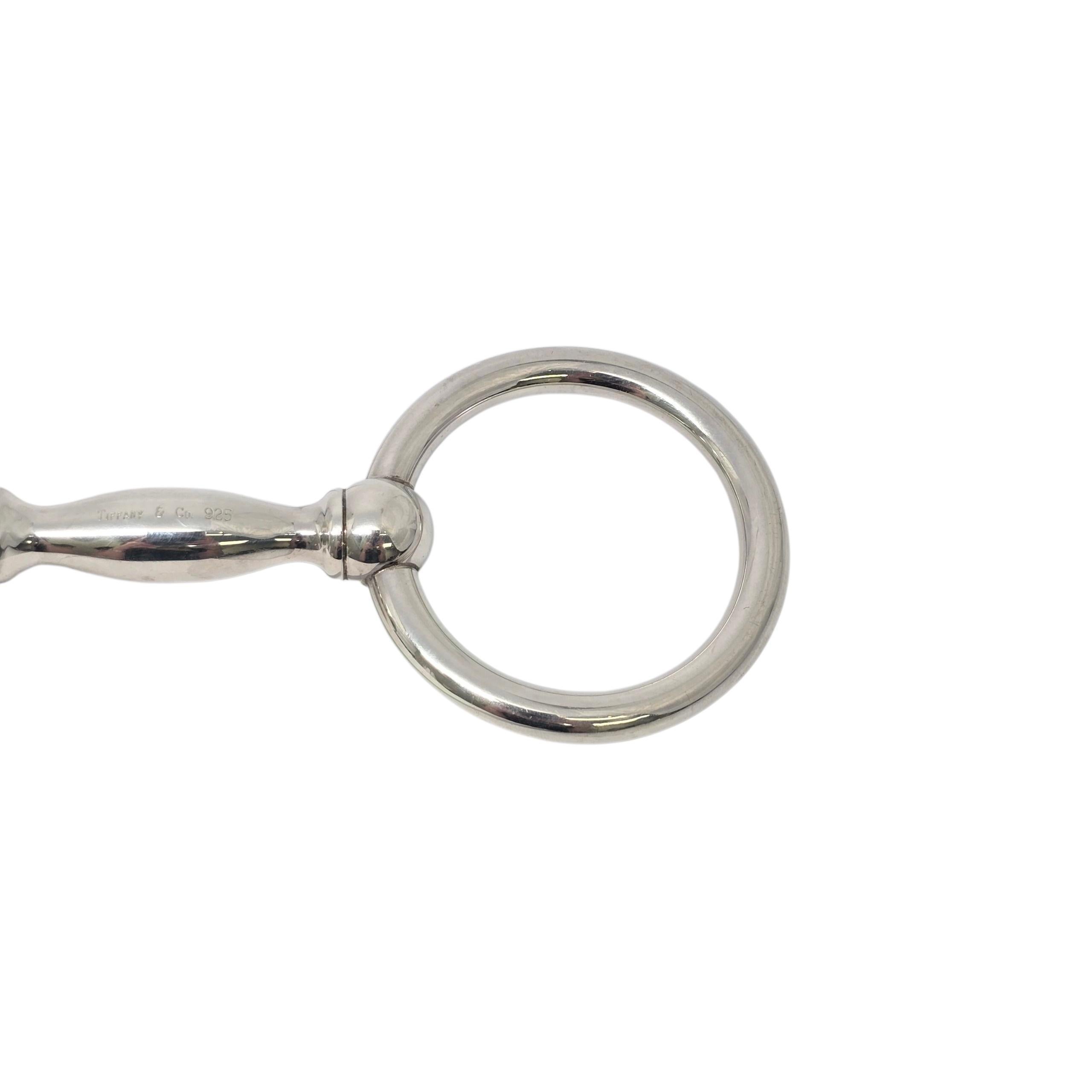 Tiffany & Co. anello a sonaglio in argento Sterling Barbell #22453 in vendita 4