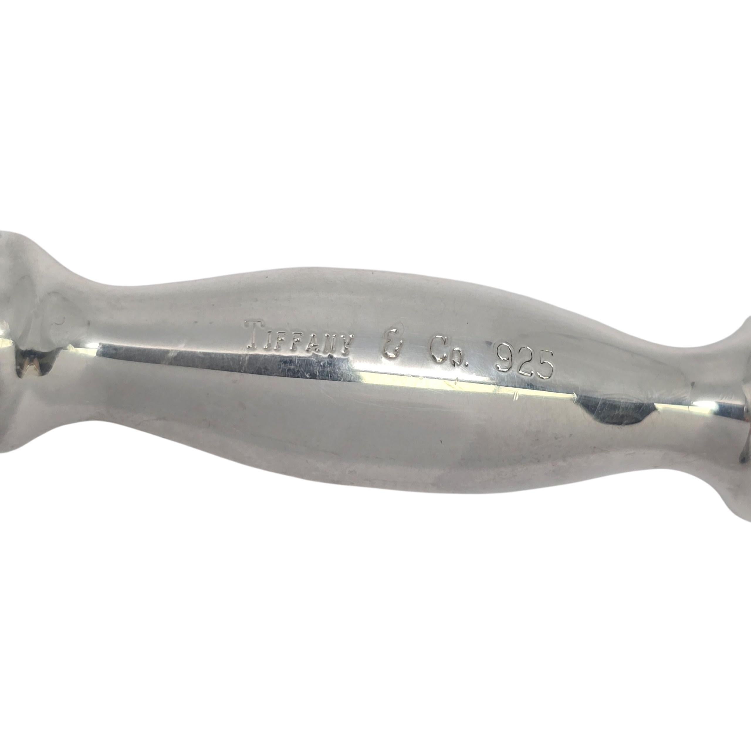 Tiffany & Co. anello a sonaglio in argento Sterling Barbell #22453 in vendita 5