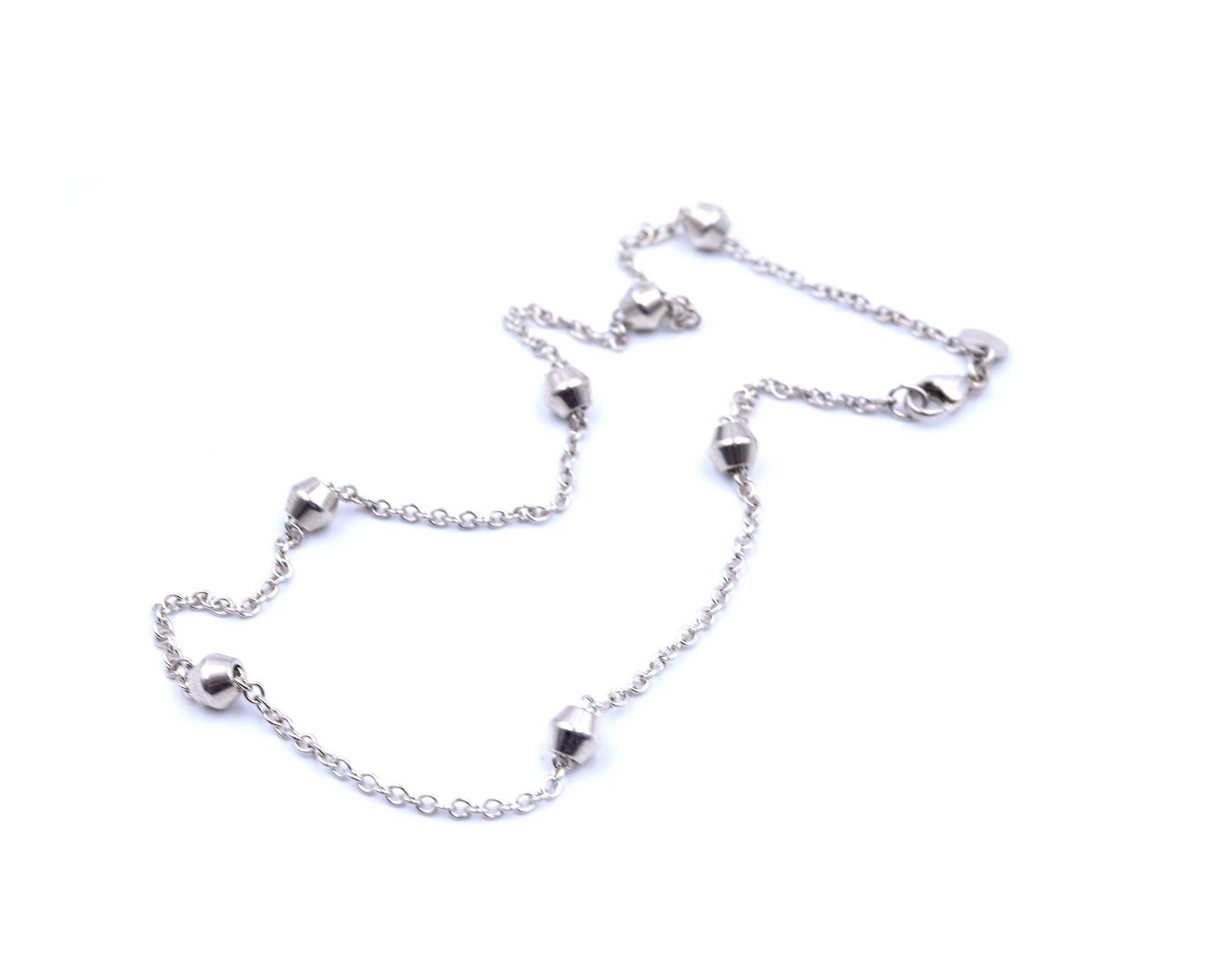 barrel bead necklace
