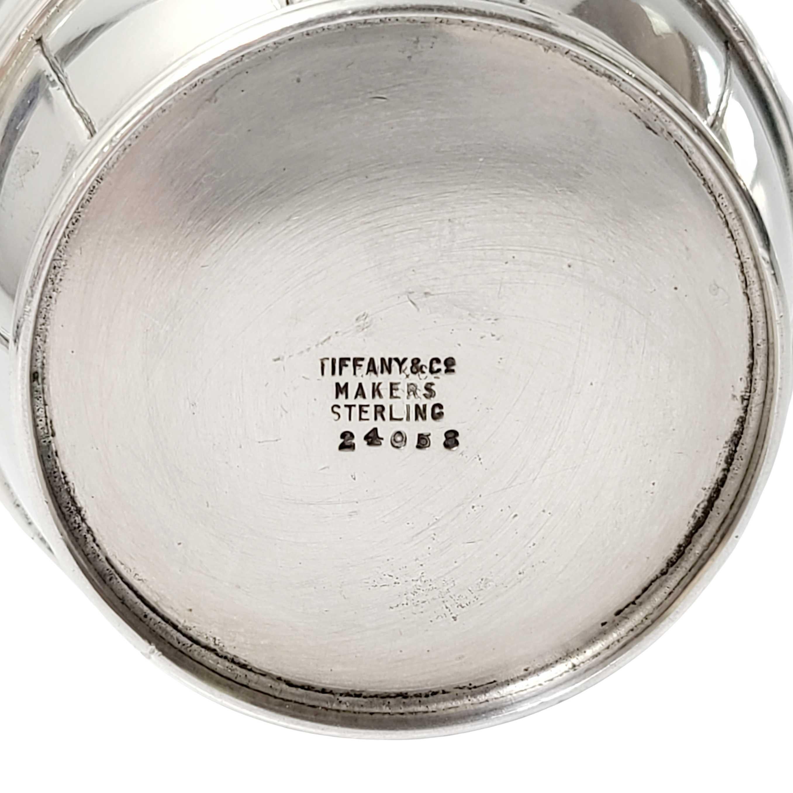 Tiffany & Co. Sterling Silver Barrel Container 4