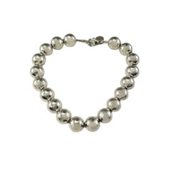 Tiffany & Co. Sterling Silver Beaded Bracelet #15241
