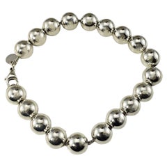 Tiffany & Co. Bracelet perlé en argent sterling n° 15241