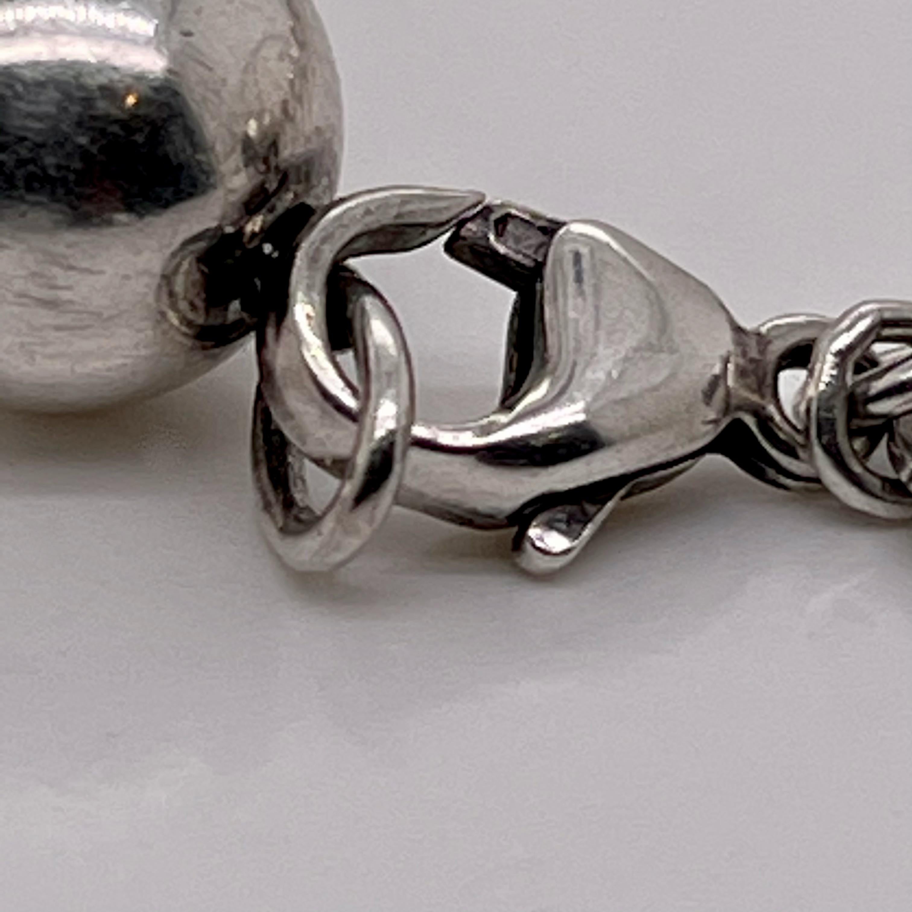 Tiffany & Co. Sterling Silver Beaded Bracelet 2