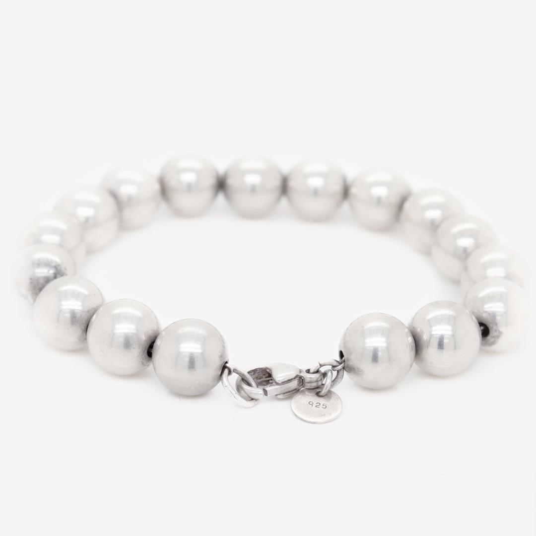 Tiffany & Co. Bracelet en perles en argent sterling en vente 5