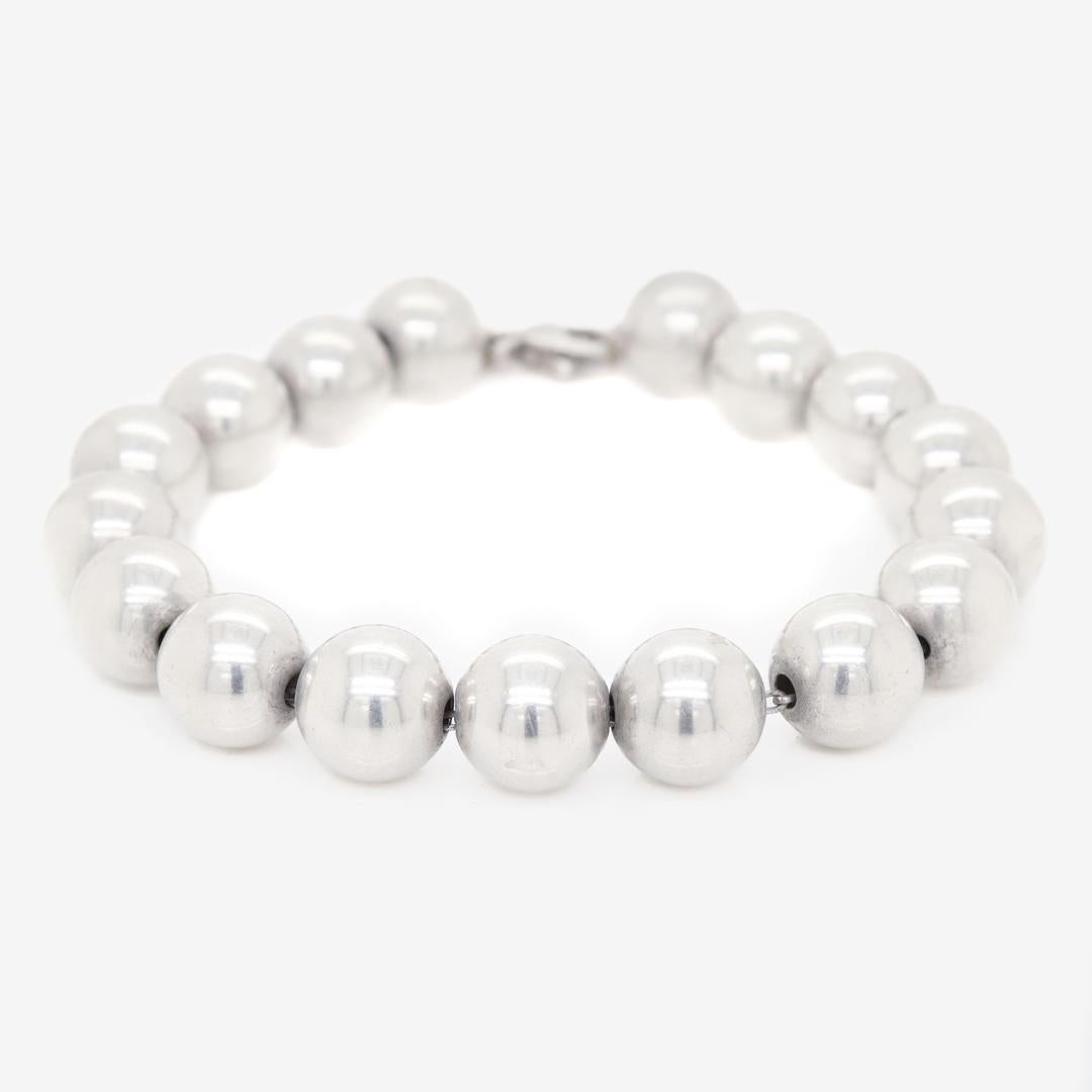 Tiffany & Co. Bracelet en perles en argent sterling Bon état - En vente à Philadelphia, PA