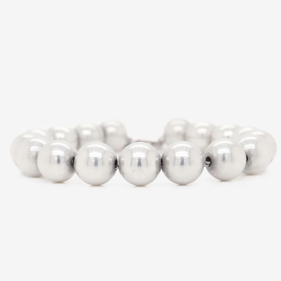 Tiffany & Co. Bracelet en perles en argent sterling en vente 2