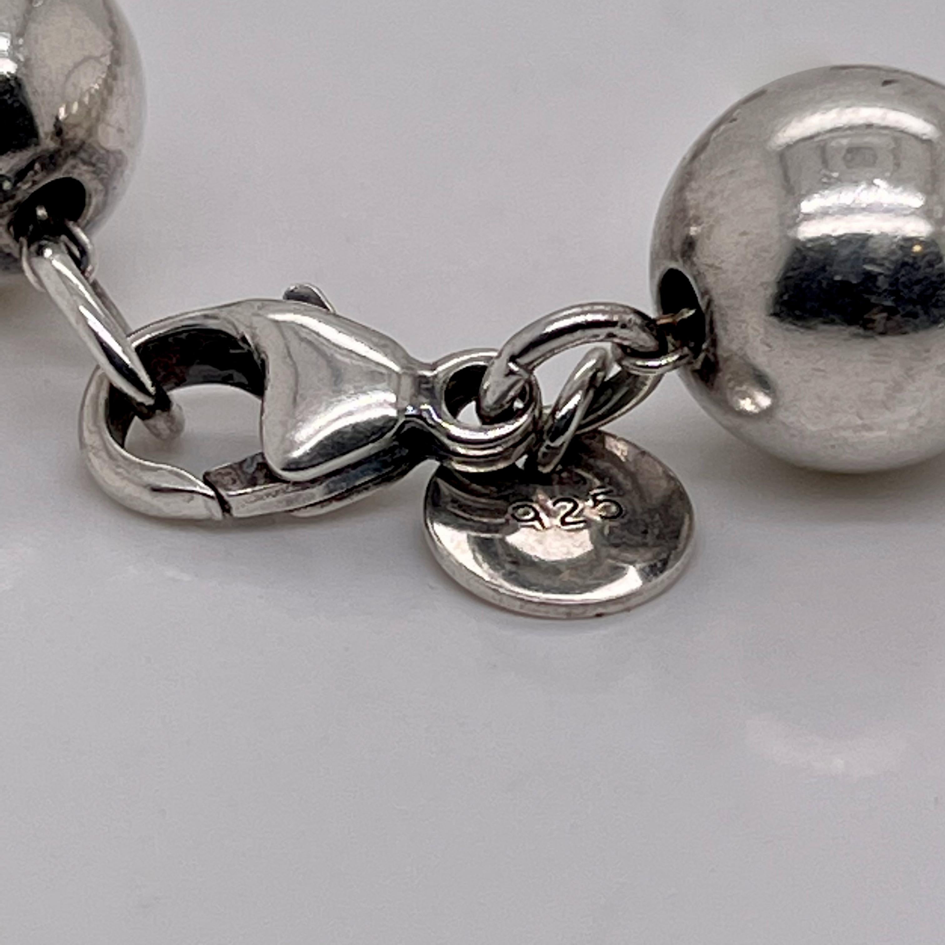 Women's Tiffany & Co. Sterling Silver Beaded Bracelet