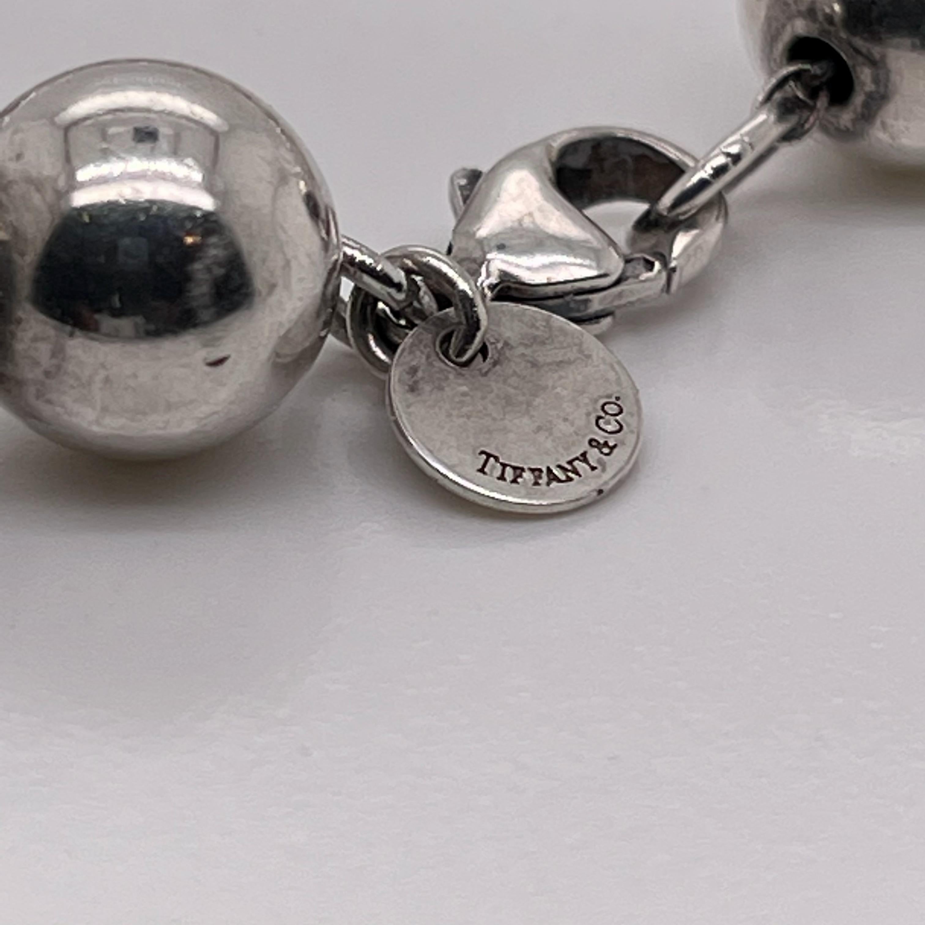 Tiffany & Co. Sterling Silver Beaded Bracelet 1