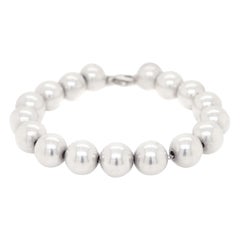 Used Tiffany & Co. Sterling Silver Beaded Bracelet