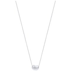 Tiffany & Co. Sterling Silver Bean Necklace