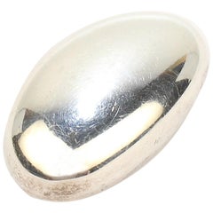 Vintage Tiffany & Co. Sterling Silver Bean Paperweight from the Mario Buatta Collection