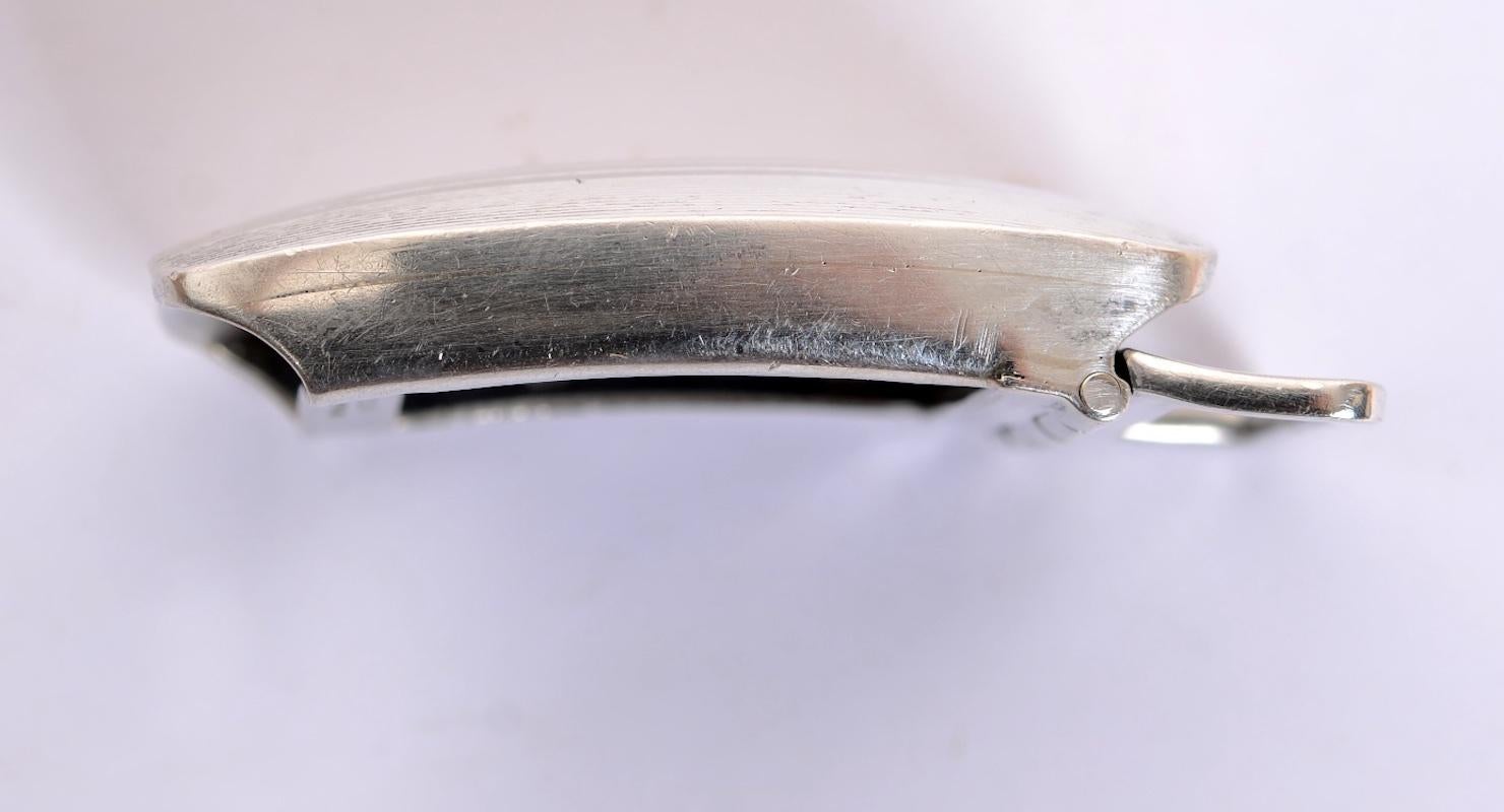 Tiffany & Co. Sterling Silver Belt Buckle. Tiffany & Co sterling silver belt buckle. Engine turned slide belt buckle. Marked 