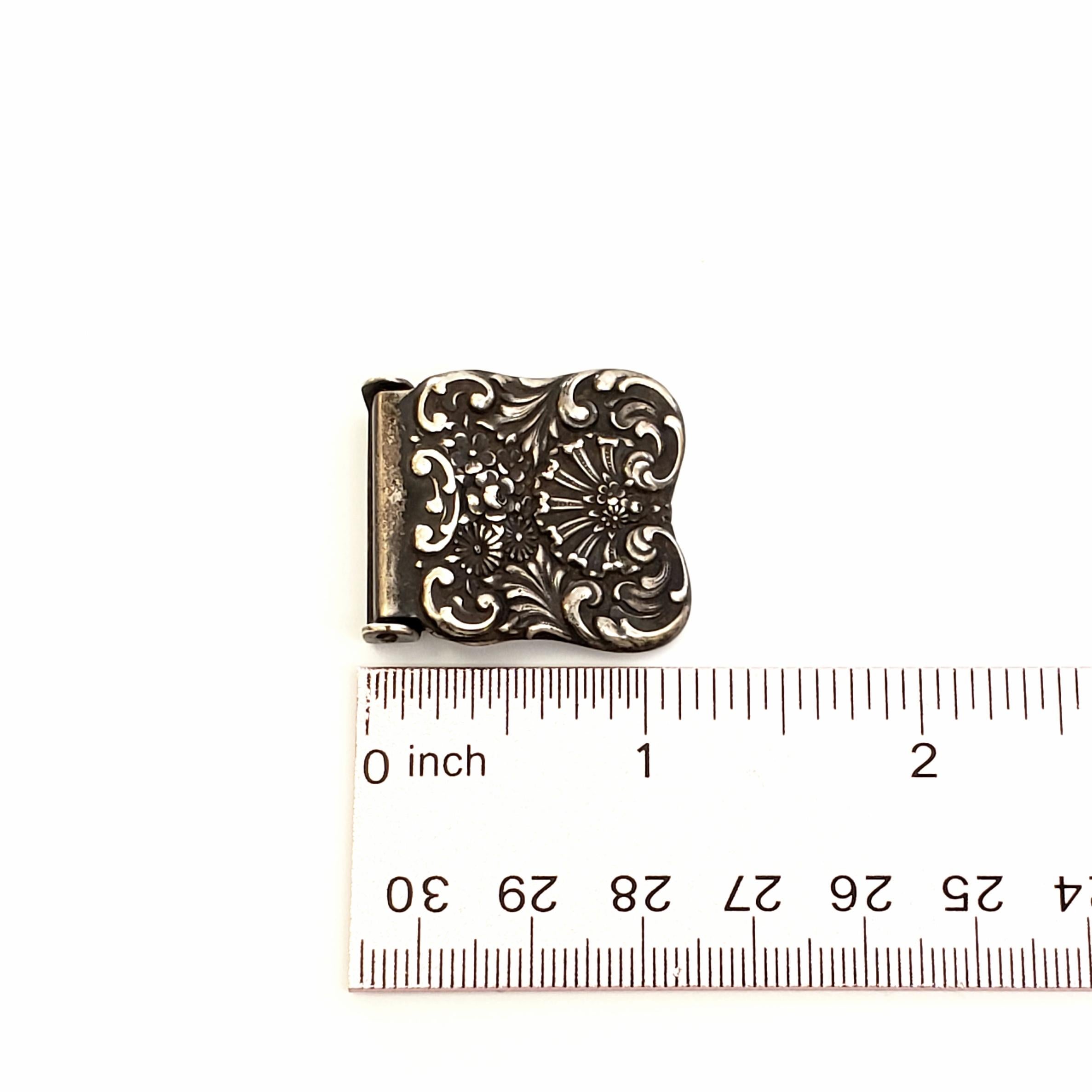 Tiffany & Co. Ceinture/boucle de ceinture en argent sterling avec monogramme en vente 4