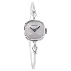Tiffany & Co. Montre-bracelet en argent pour femmes avec mouvement Blancpain