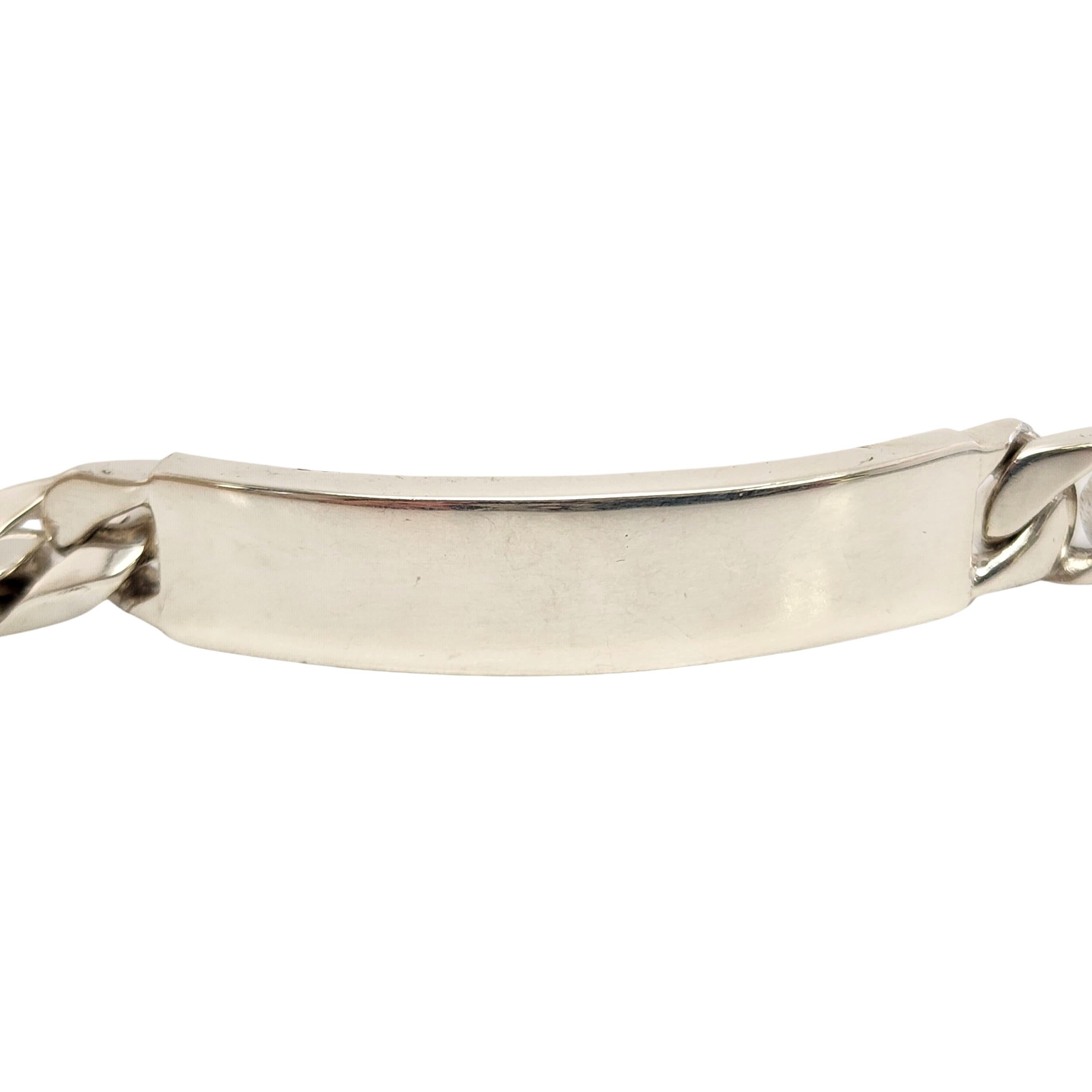 Tiffany & Co Sterling Silver Blank ID Bracelet 1