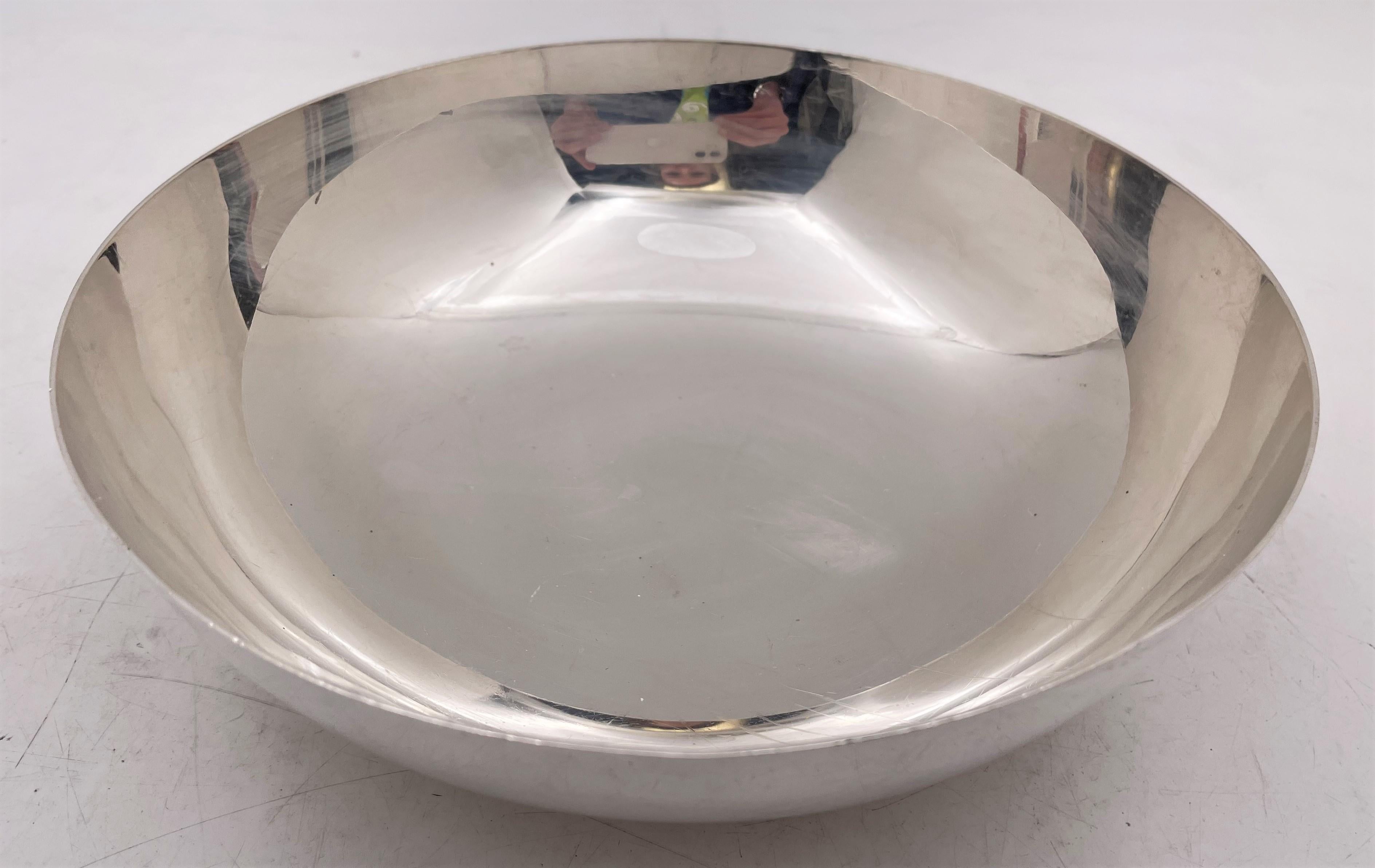 American Tiffany & Co. Sterling Silver Bowl in Mid-Century Modern Style For Sale