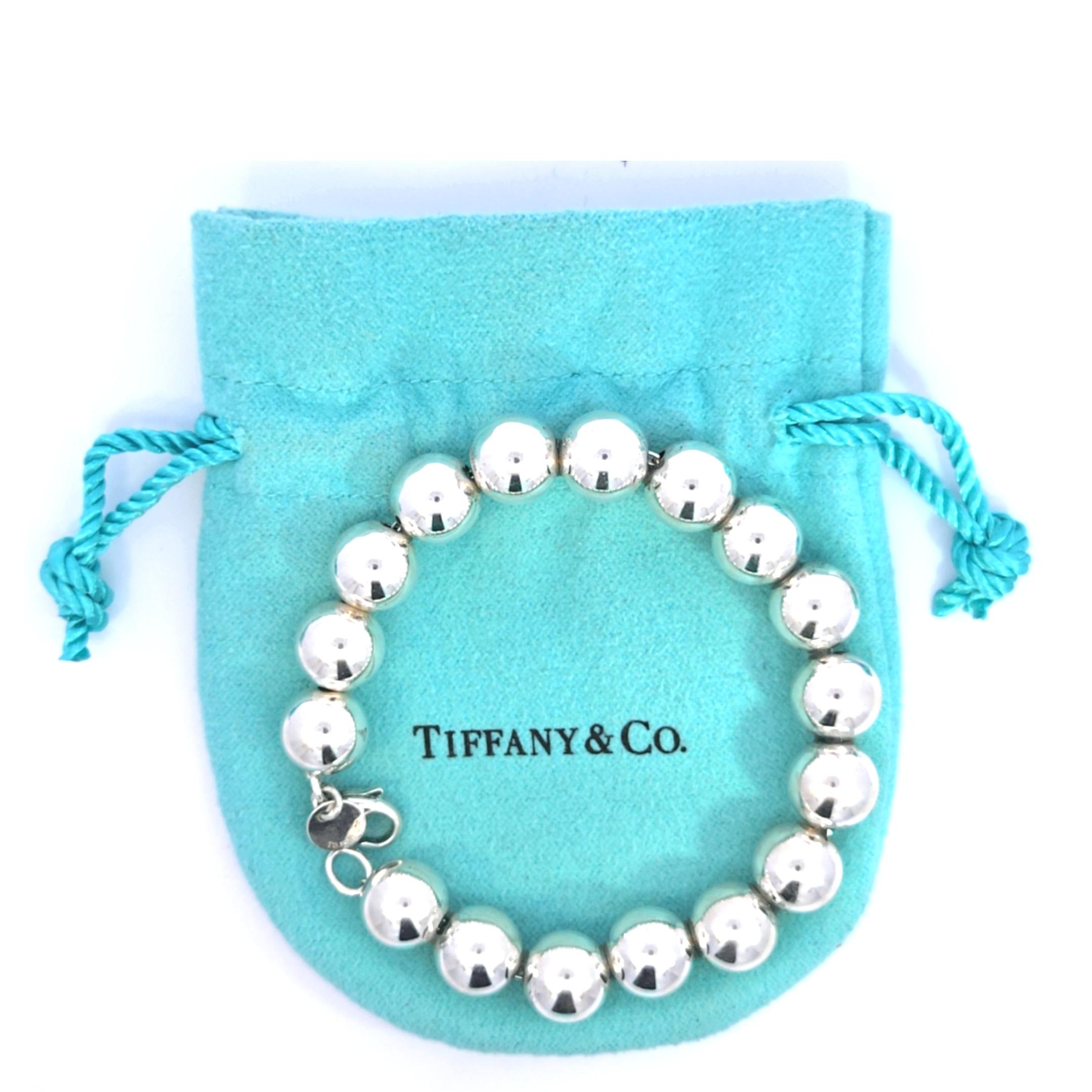 da uomo o donna Tiffany & Co. Bracciale in argento della linea Hardware in vendita