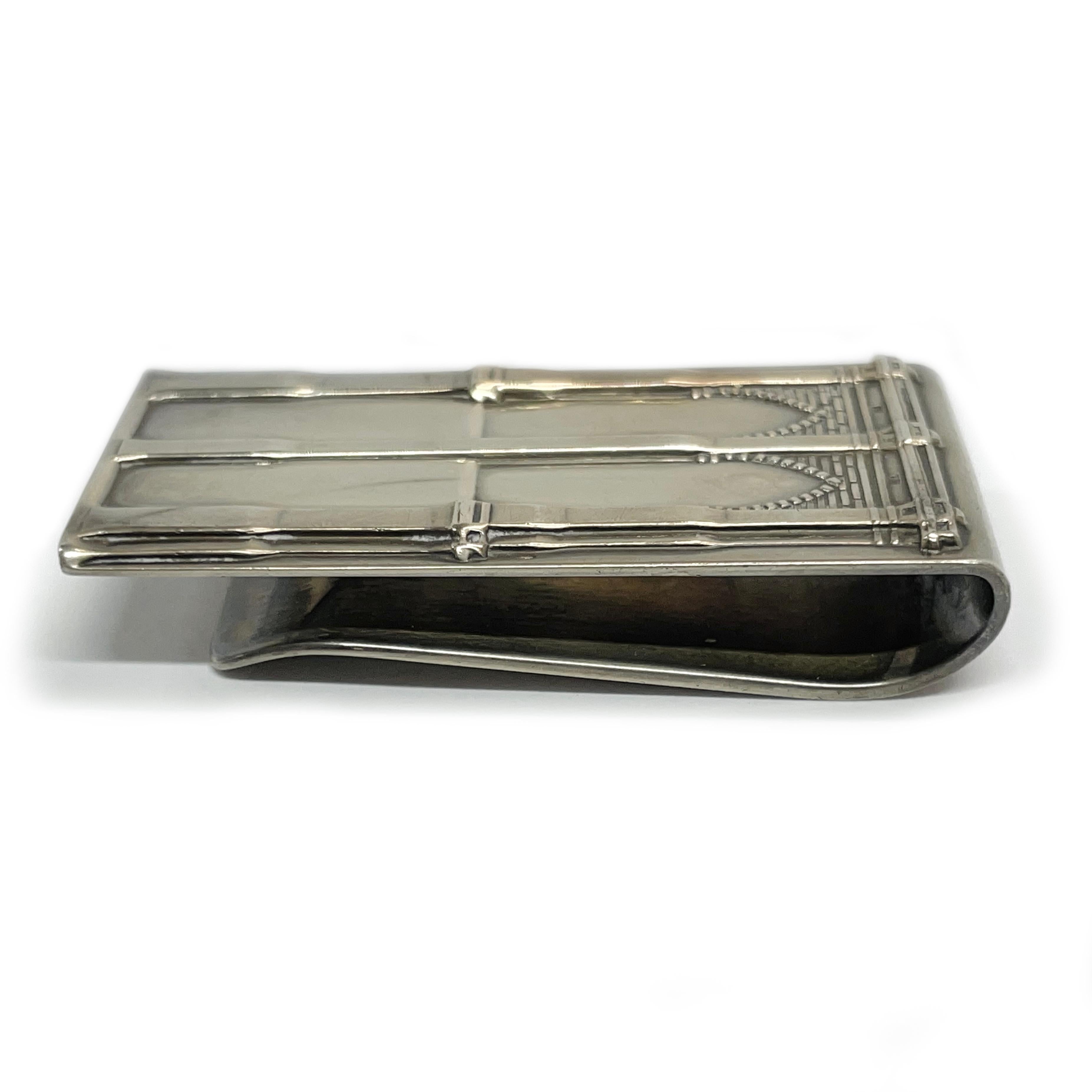 Tiffany & Co. Sterling Silber Brooklyn Bridge Geldklammer (Retro)