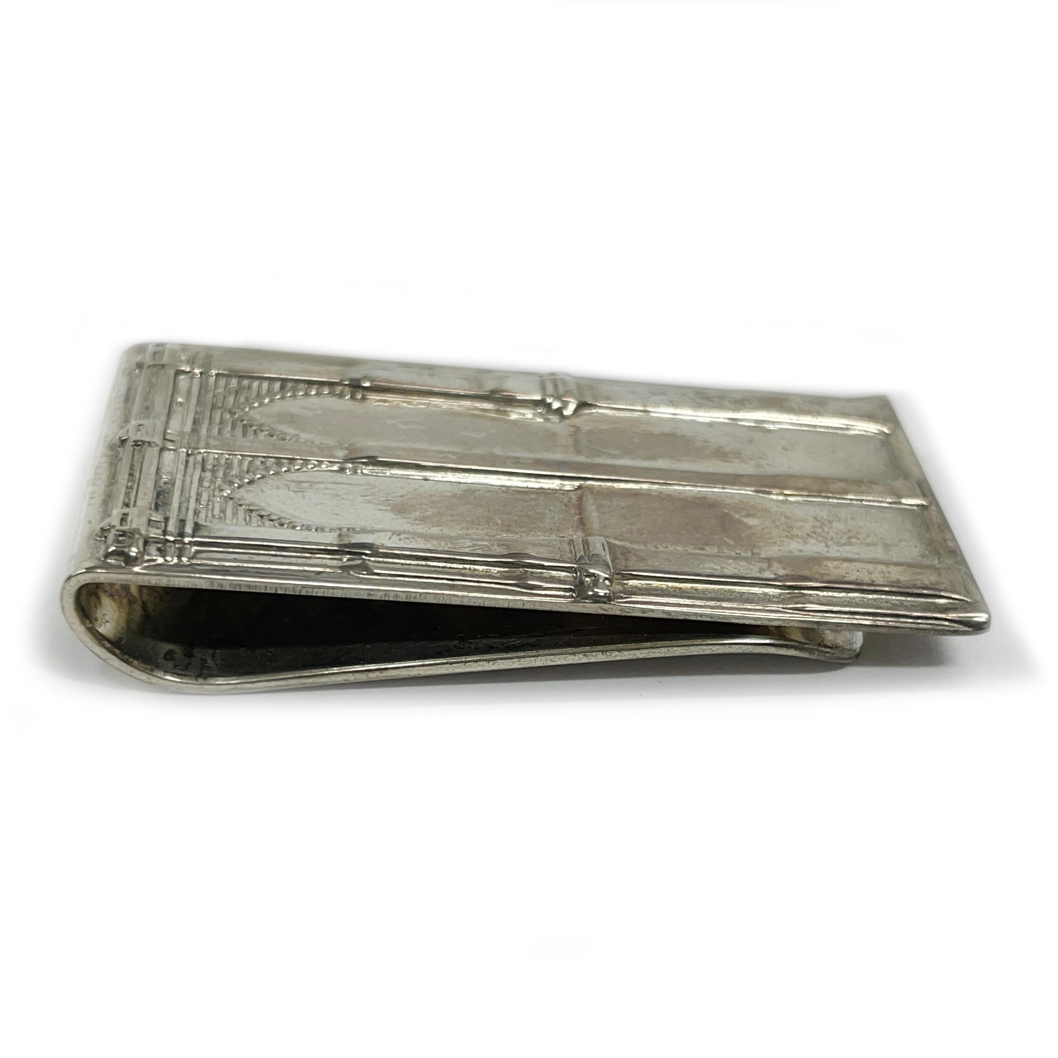 Tiffany & Co. Sterling Silber Brooklyn Bridge Geldklammer (Retro)