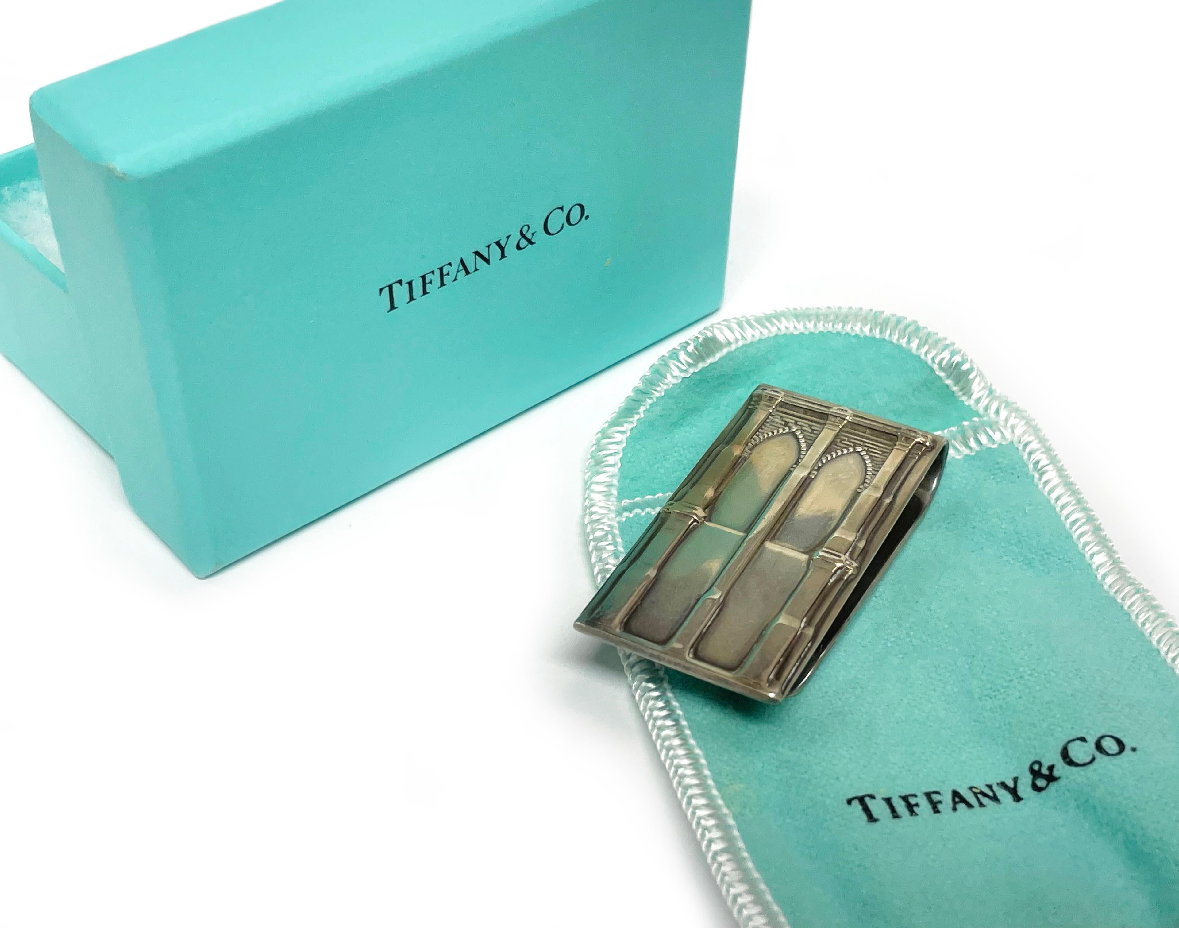 Tiffany & Co. Sterling Silber Brooklyn Bridge Geldklammer 1
