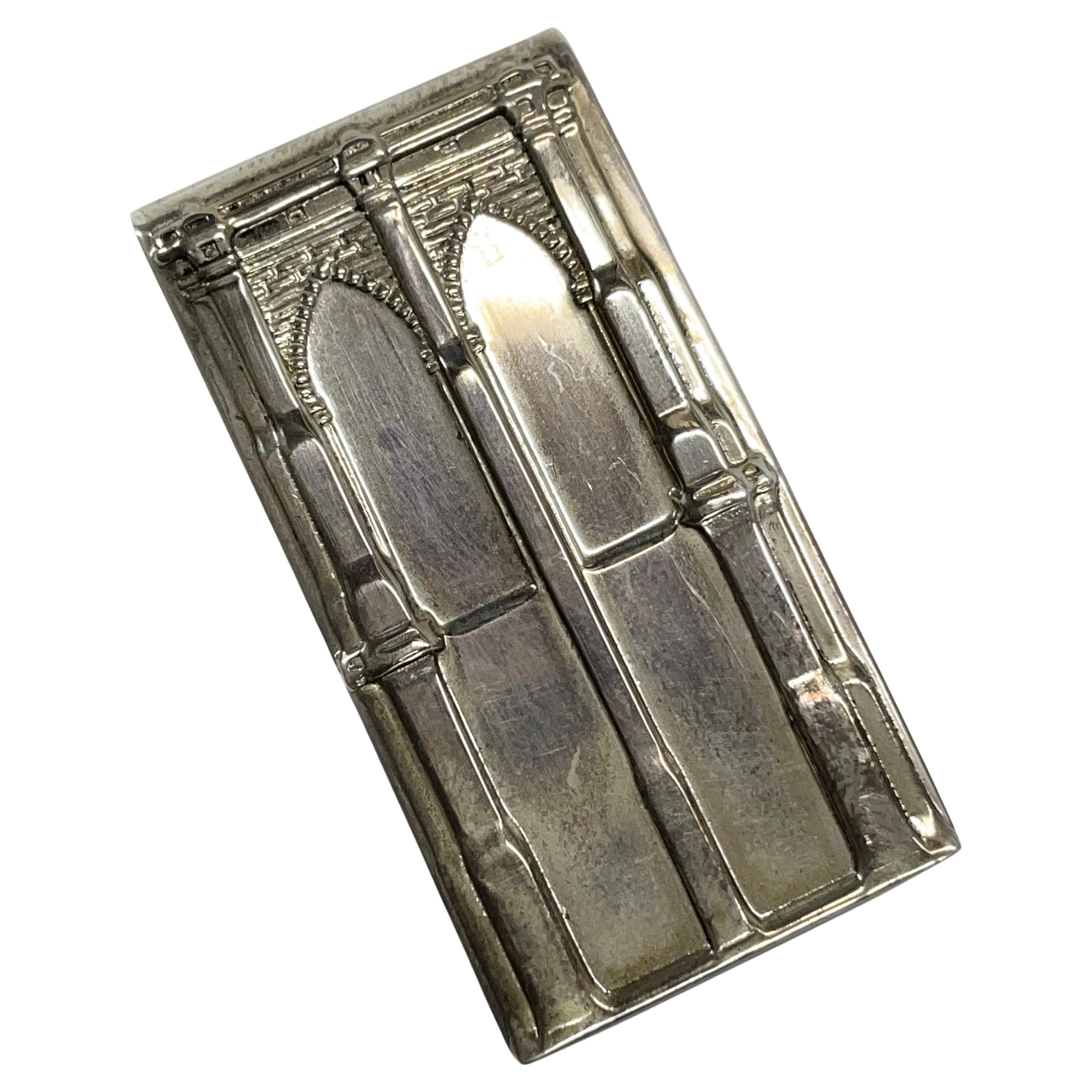 Tiffany & Co. Sterling Silver Brooklyn Bridge Money Clip