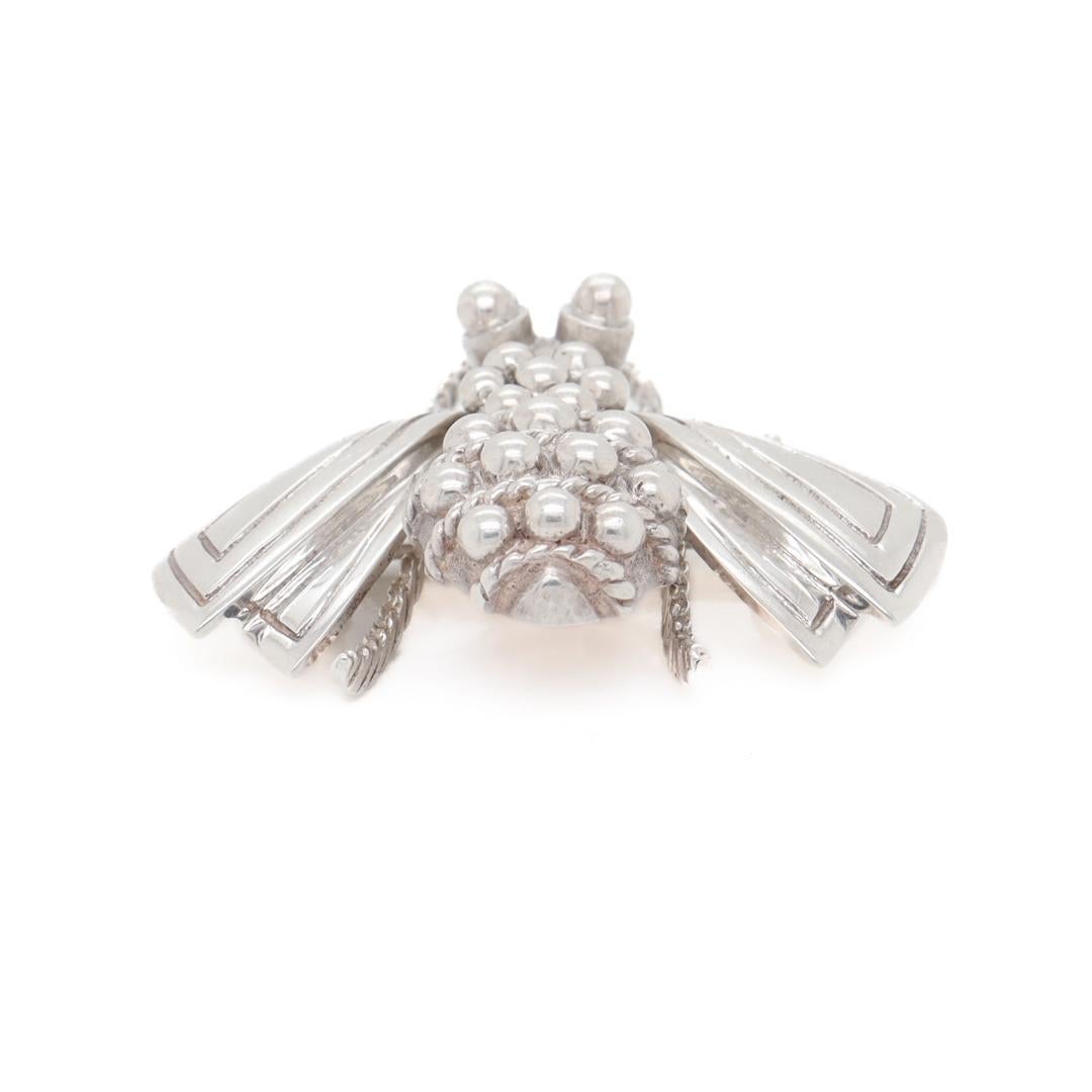 Tiffany & Co. Sterling Silver Bumbleebee Brooch or Pin 1