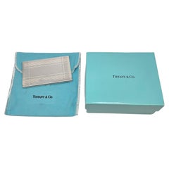 Tiffany & Co Sterling Silver Business Card Case with Box and Pouch #25470