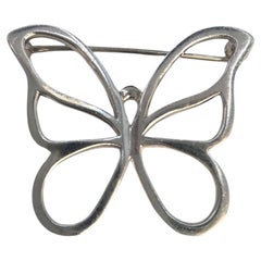 Tiffany & Co Sterling Silver Butterfly Brooch #23956